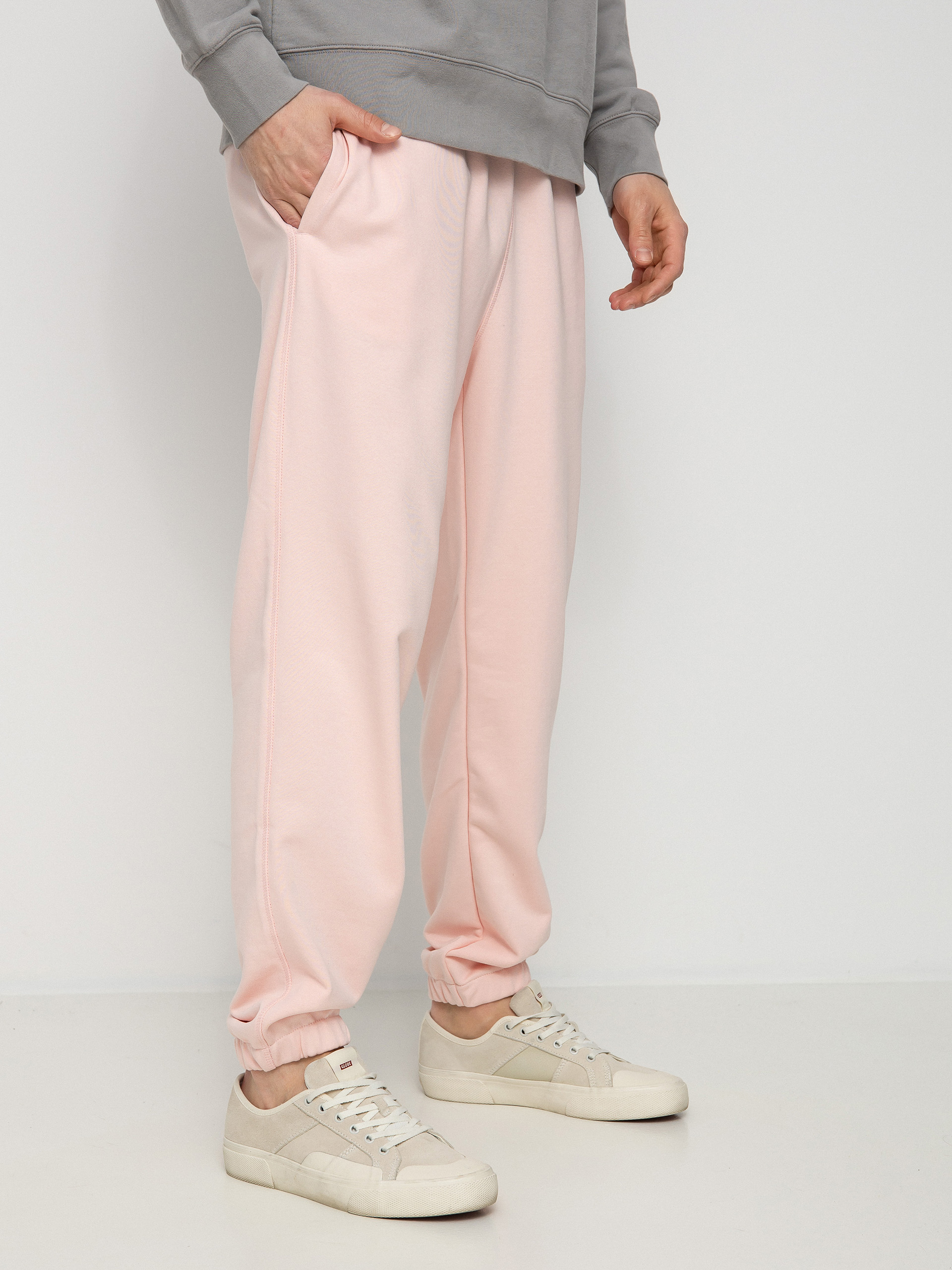 Kalhoty New Balance Essentials Uni Ssentials (pink)