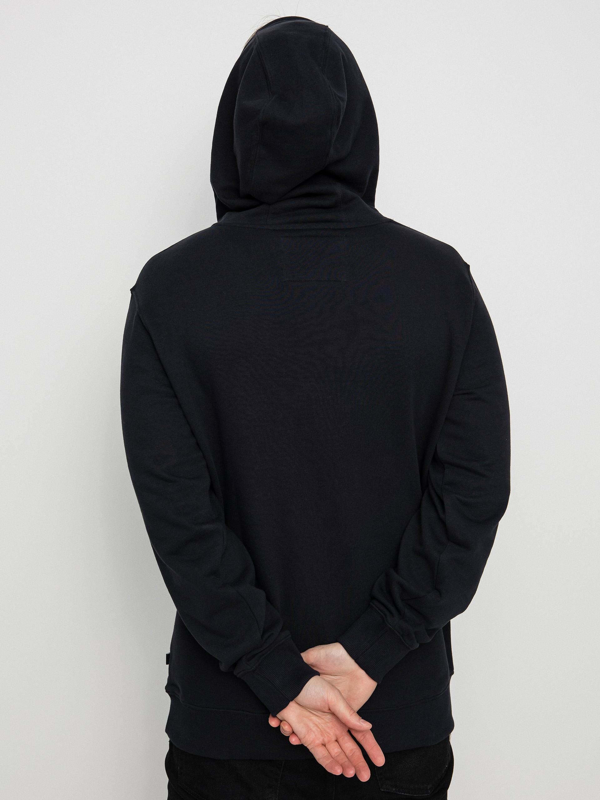 Mikina s kapucí Quiksilver On The Line HD (black)