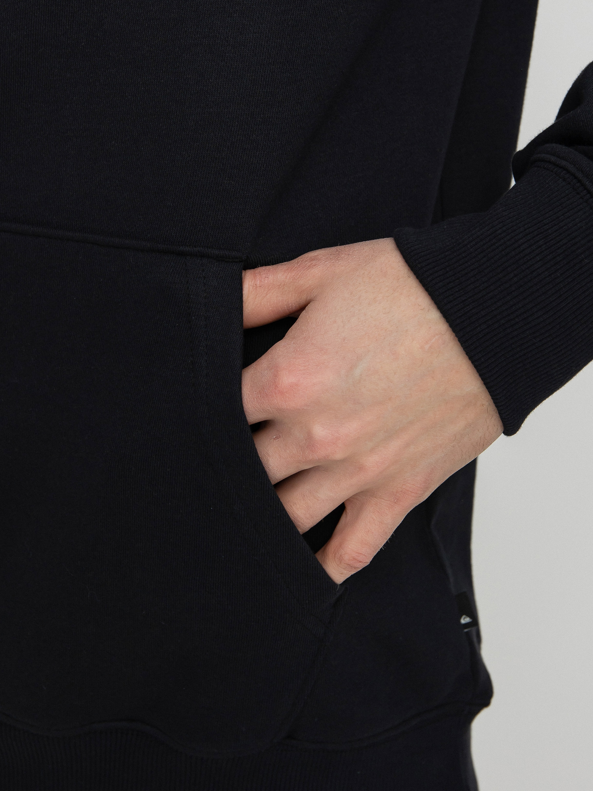 Mikina s kapucí Quiksilver On The Line HD (black)