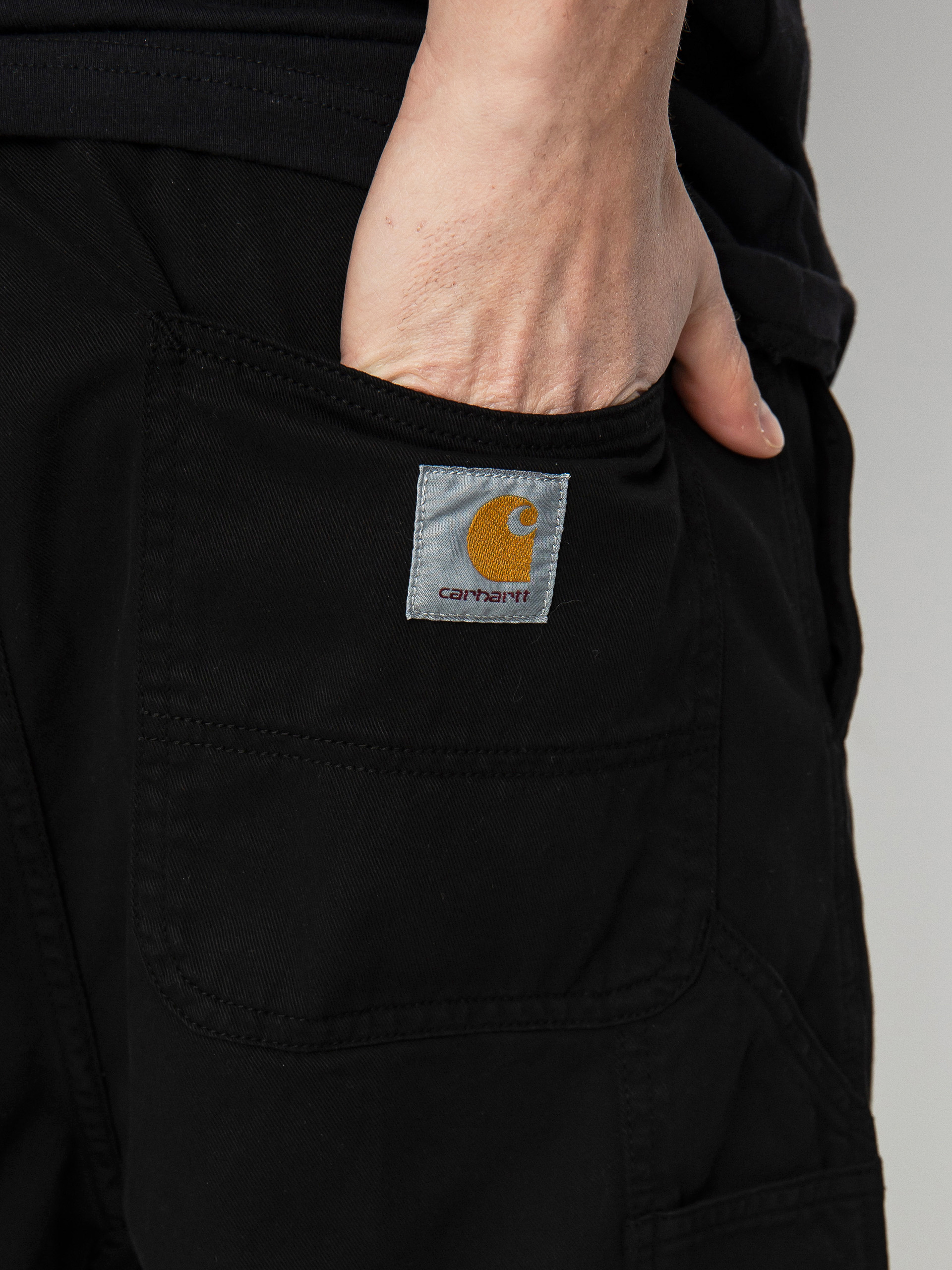 Kraťasy Carhartt WIP Flint (black)