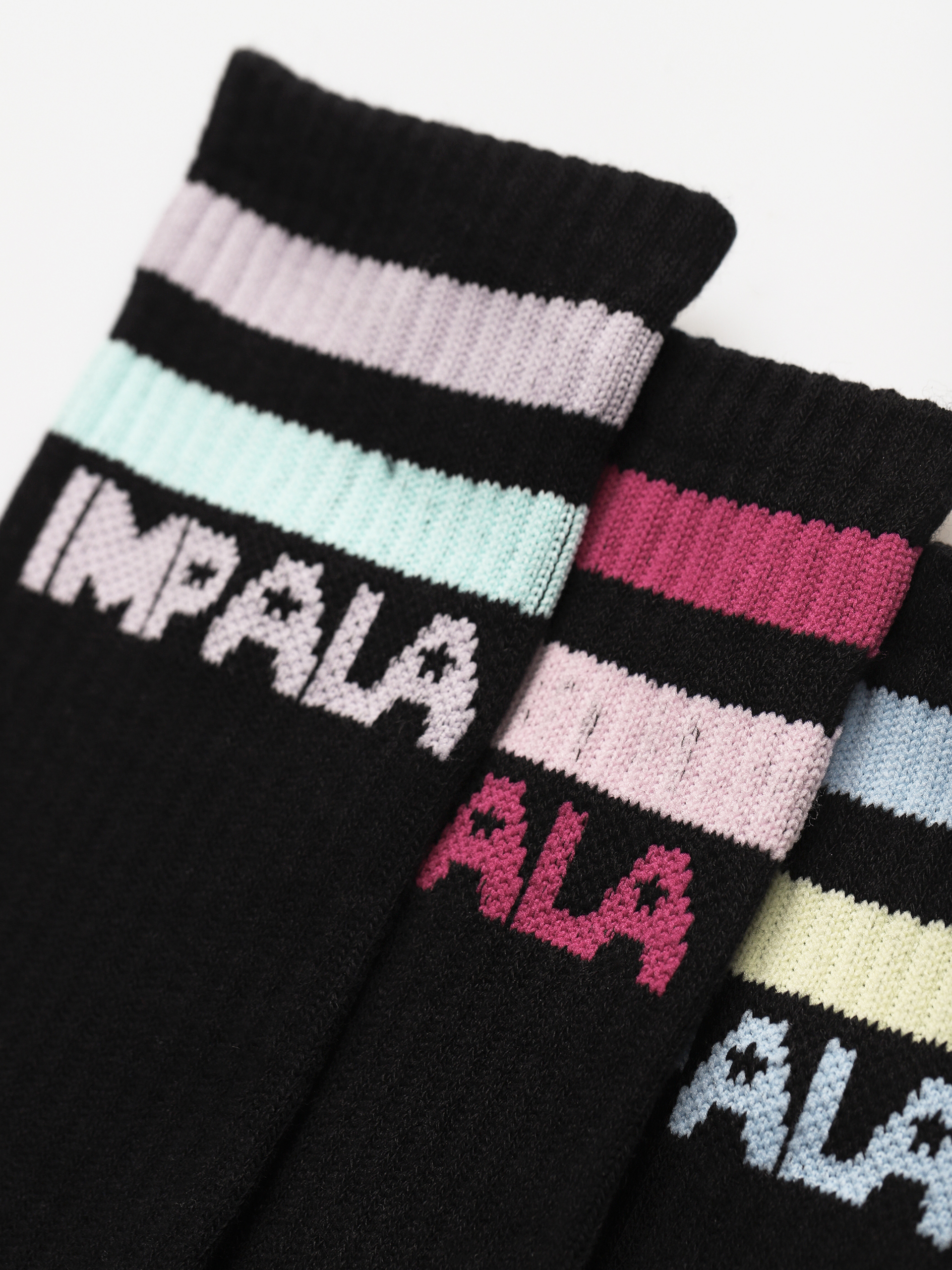 Ponožky Impala Stripe Sock 3Pk Wmn (black)