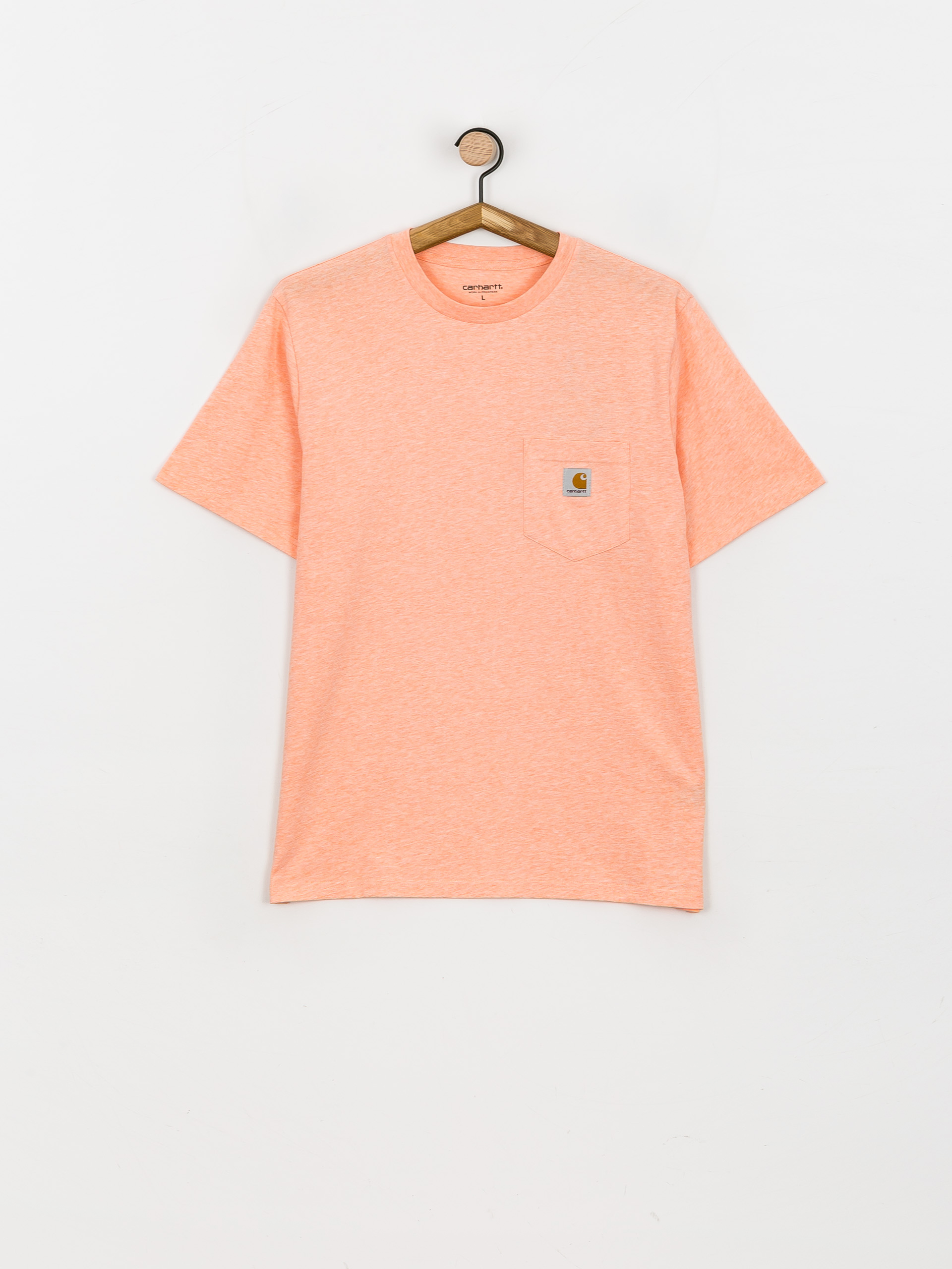 Tričko Carhartt WIP Pocket (grapefruit heather)