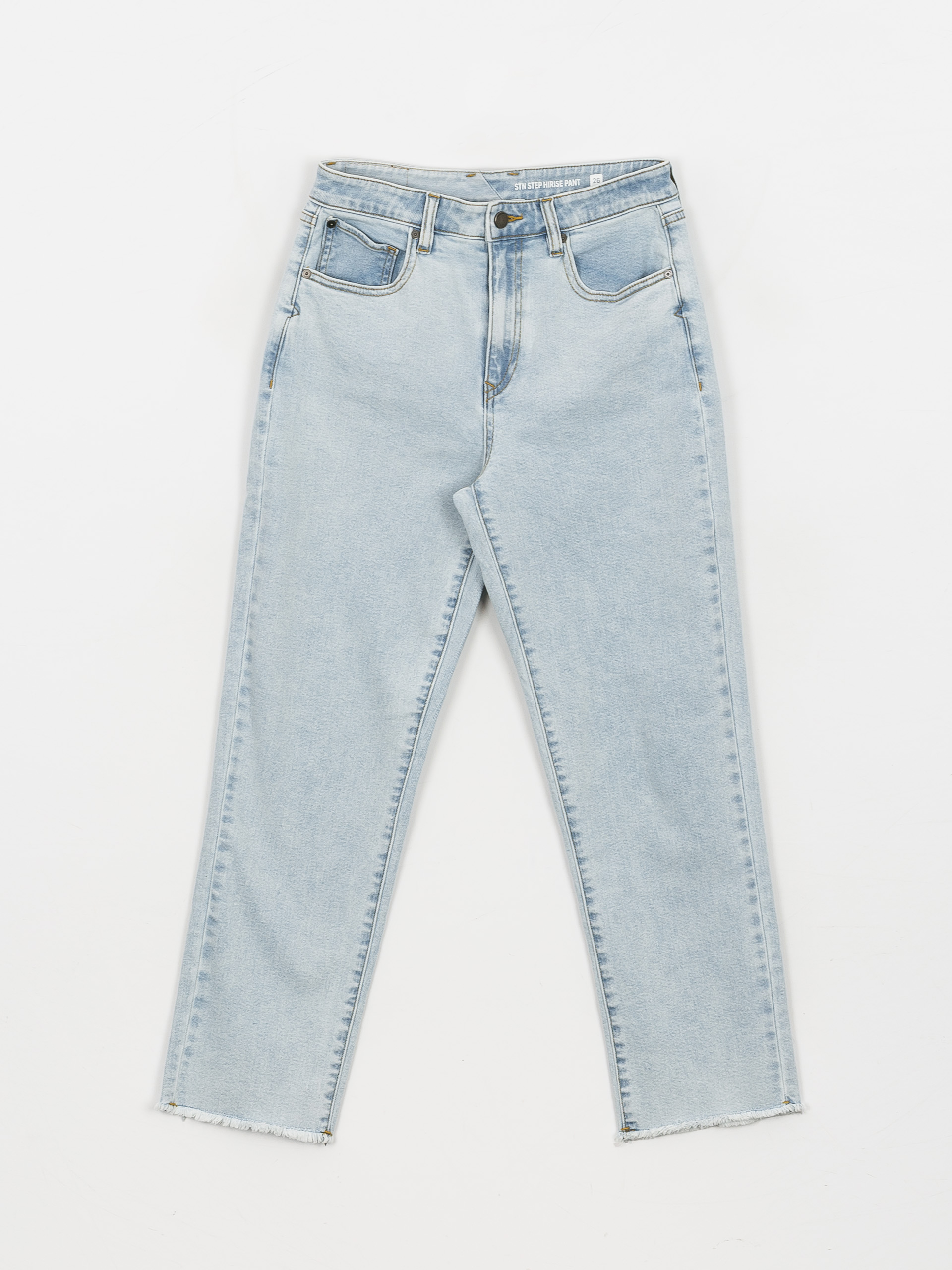 Kalhoty Volcom Stn Step Hirise Wmn (thrifter blue light)