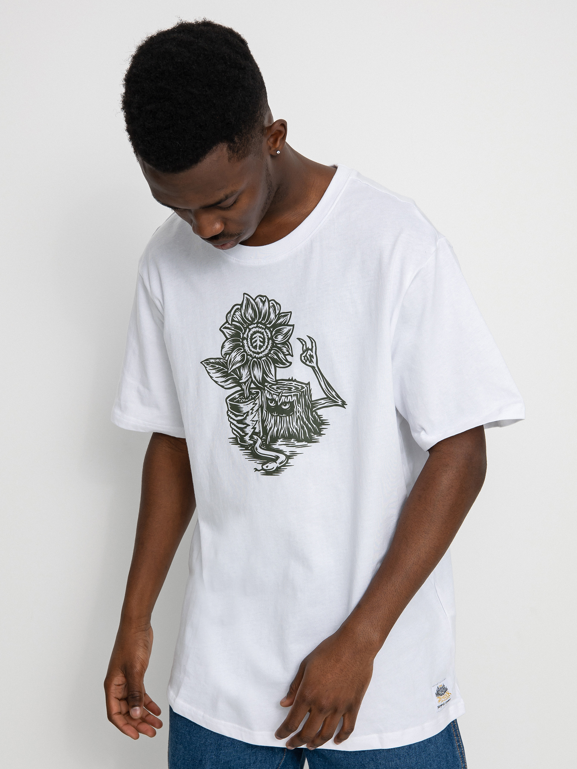 Tričko Element Hail (optic white)