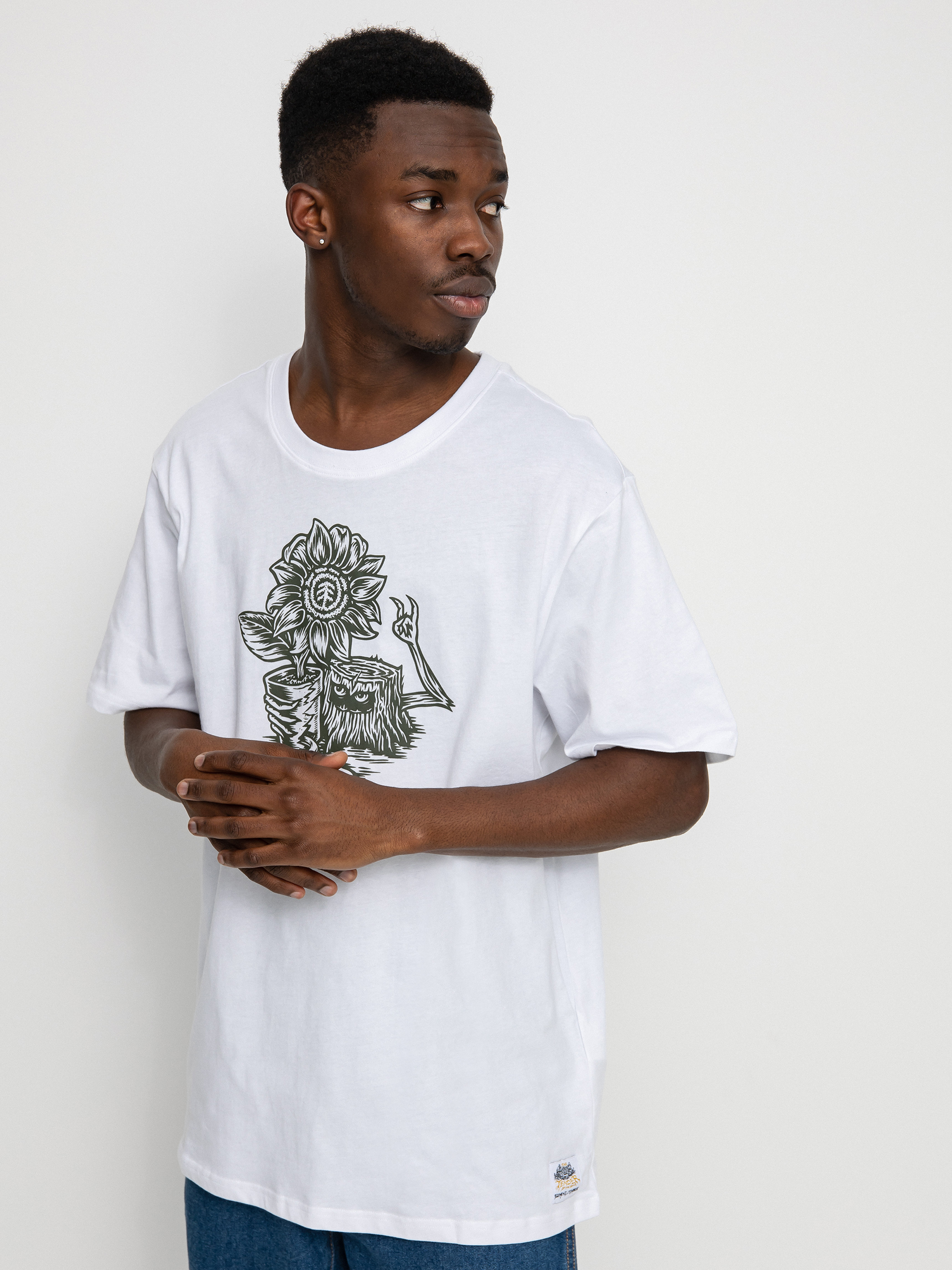 Tričko Element Hail (optic white)