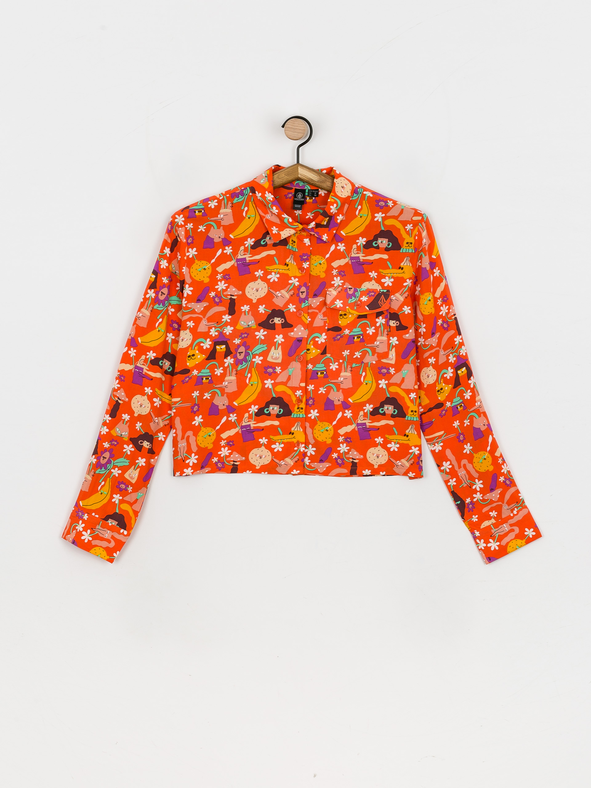 Košile Volcom Egle Zvirblyte Woven Wmn (living coral)