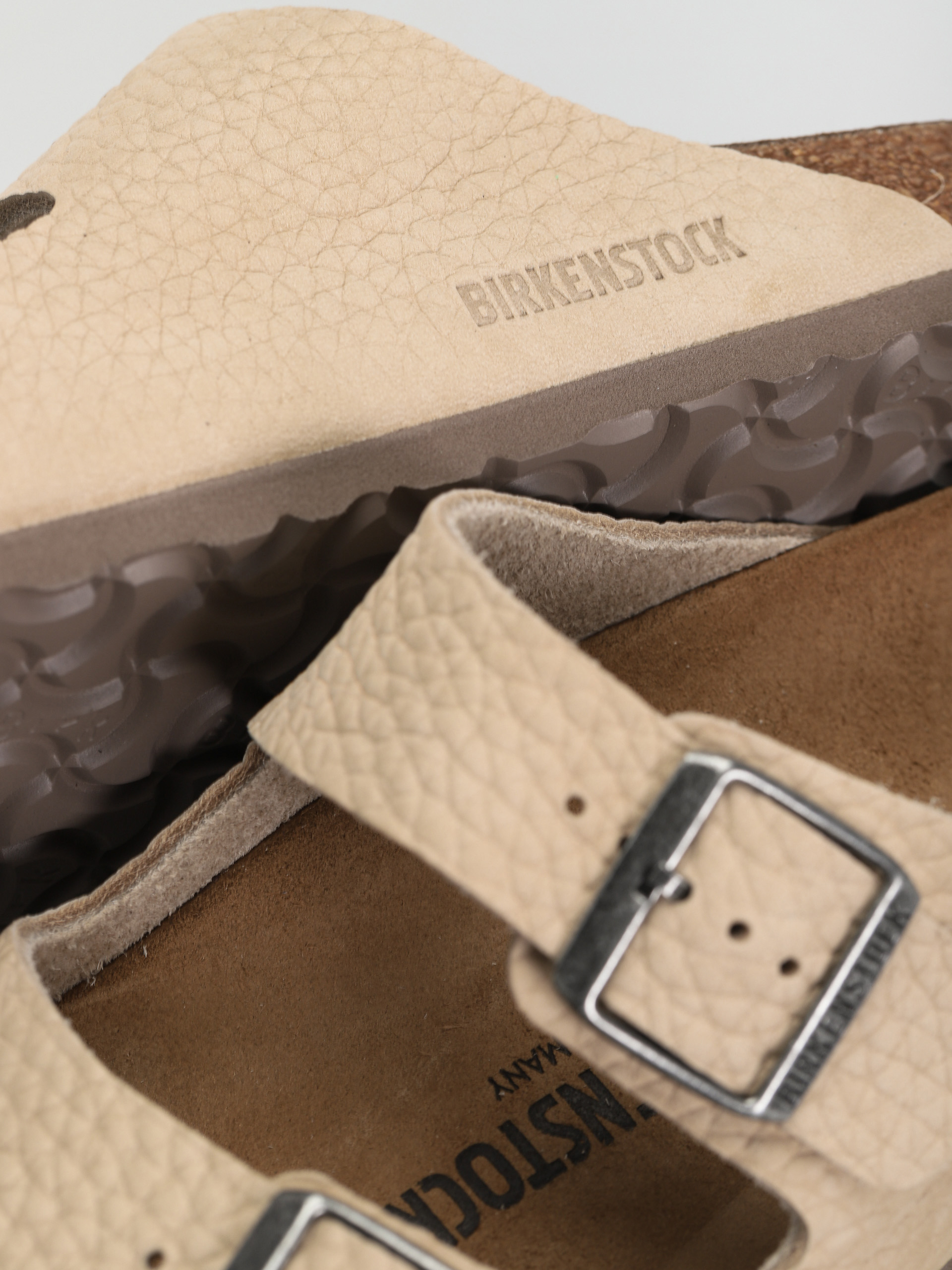 Plážovky Birkenstock Arizona Regular (sandcastle nubuck leather)
