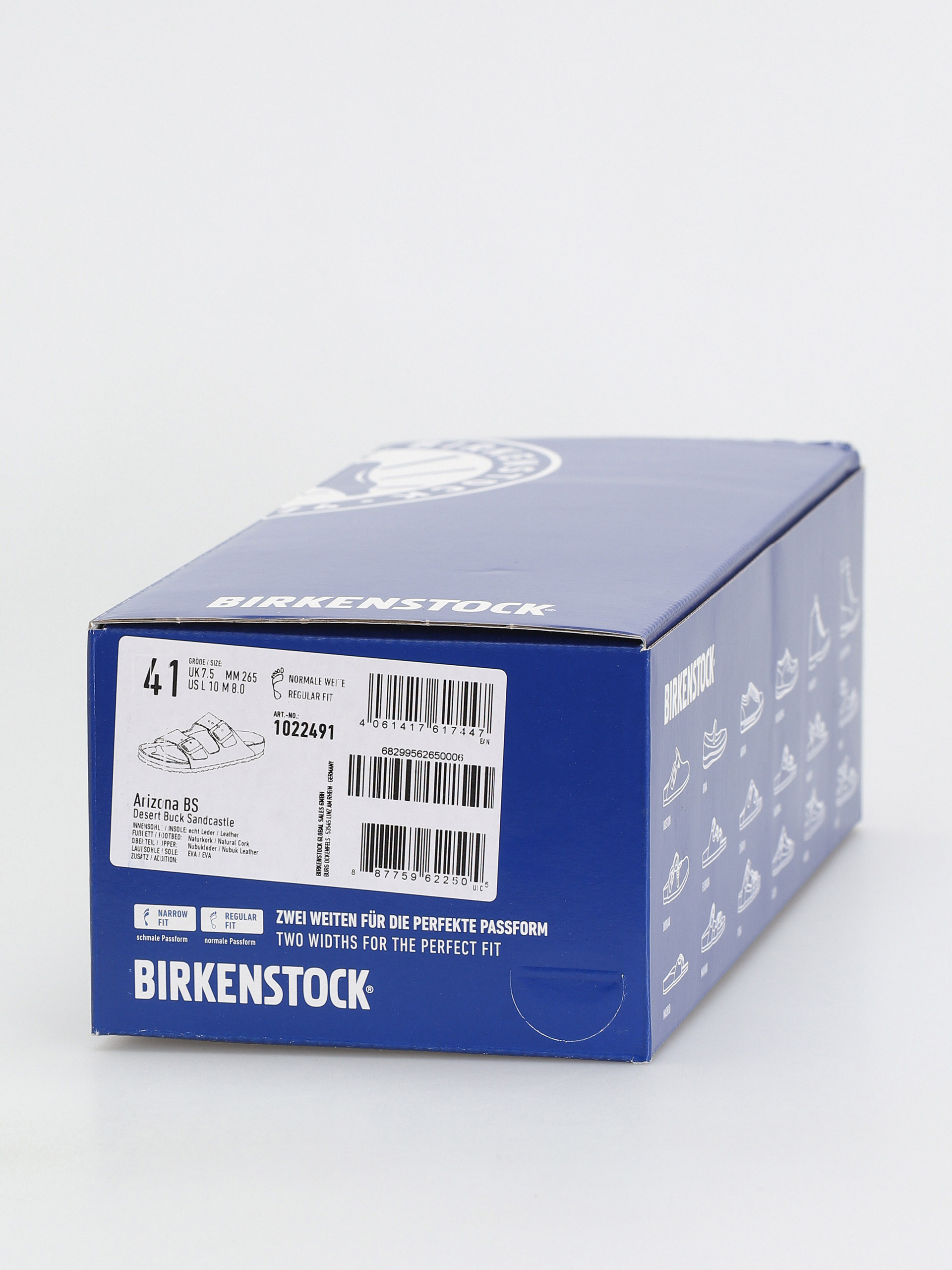 Plážovky Birkenstock Arizona Regular (sandcastle nubuck leather)