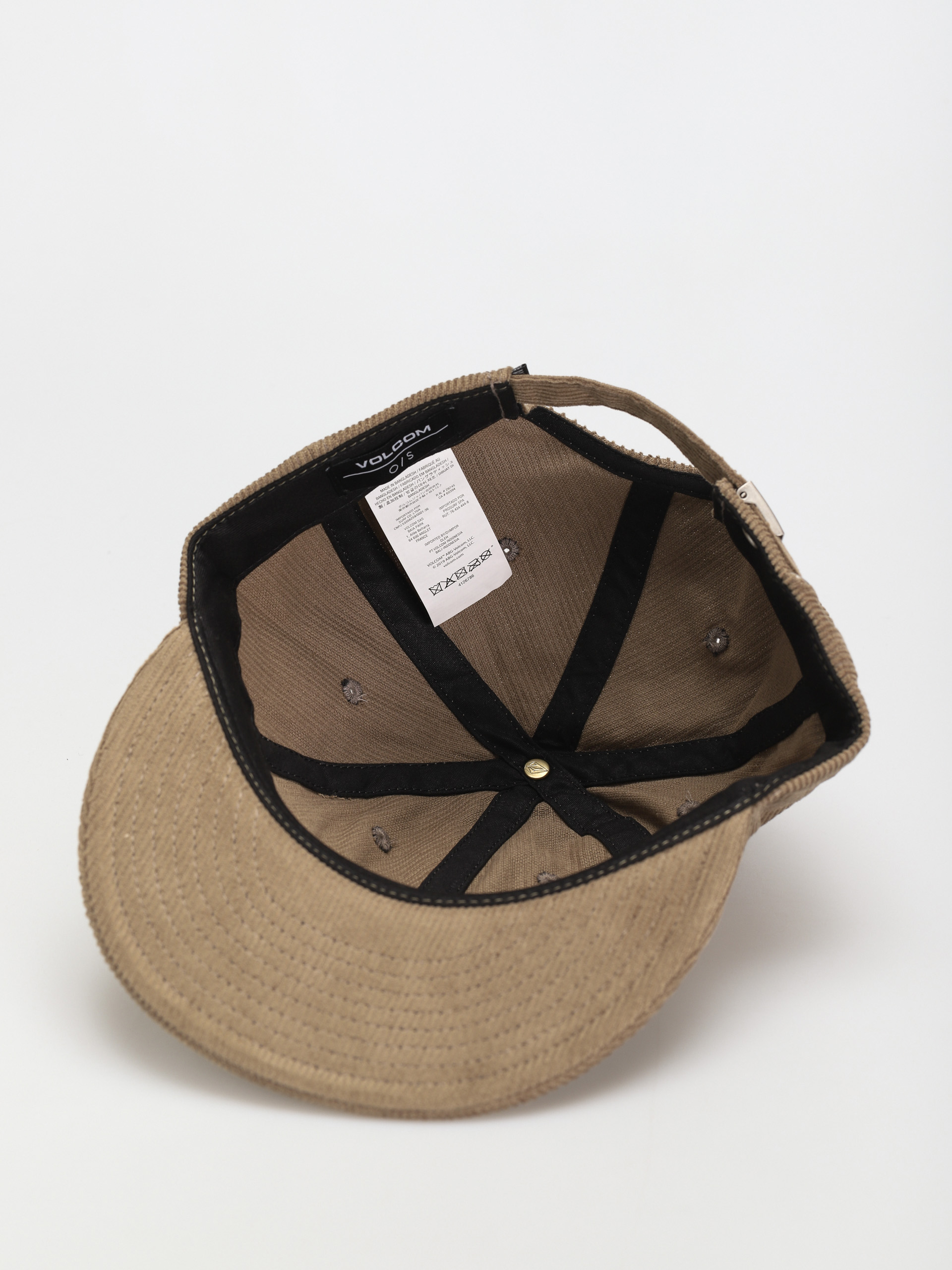 Kšiltovka  Volcom Gus Cord (dark khaki)
