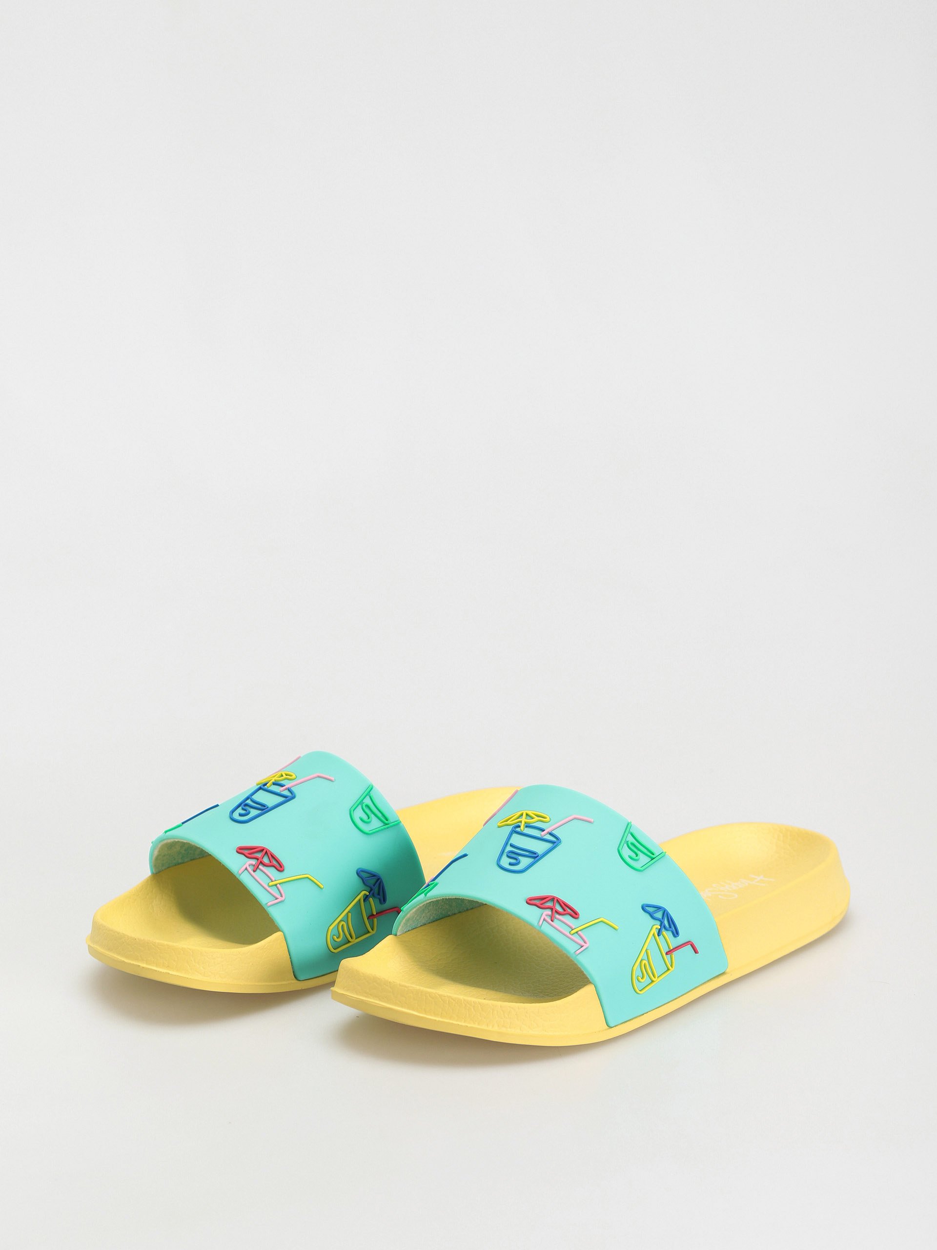 Plážovky Happy Socks Lemonade (yellow/teal)