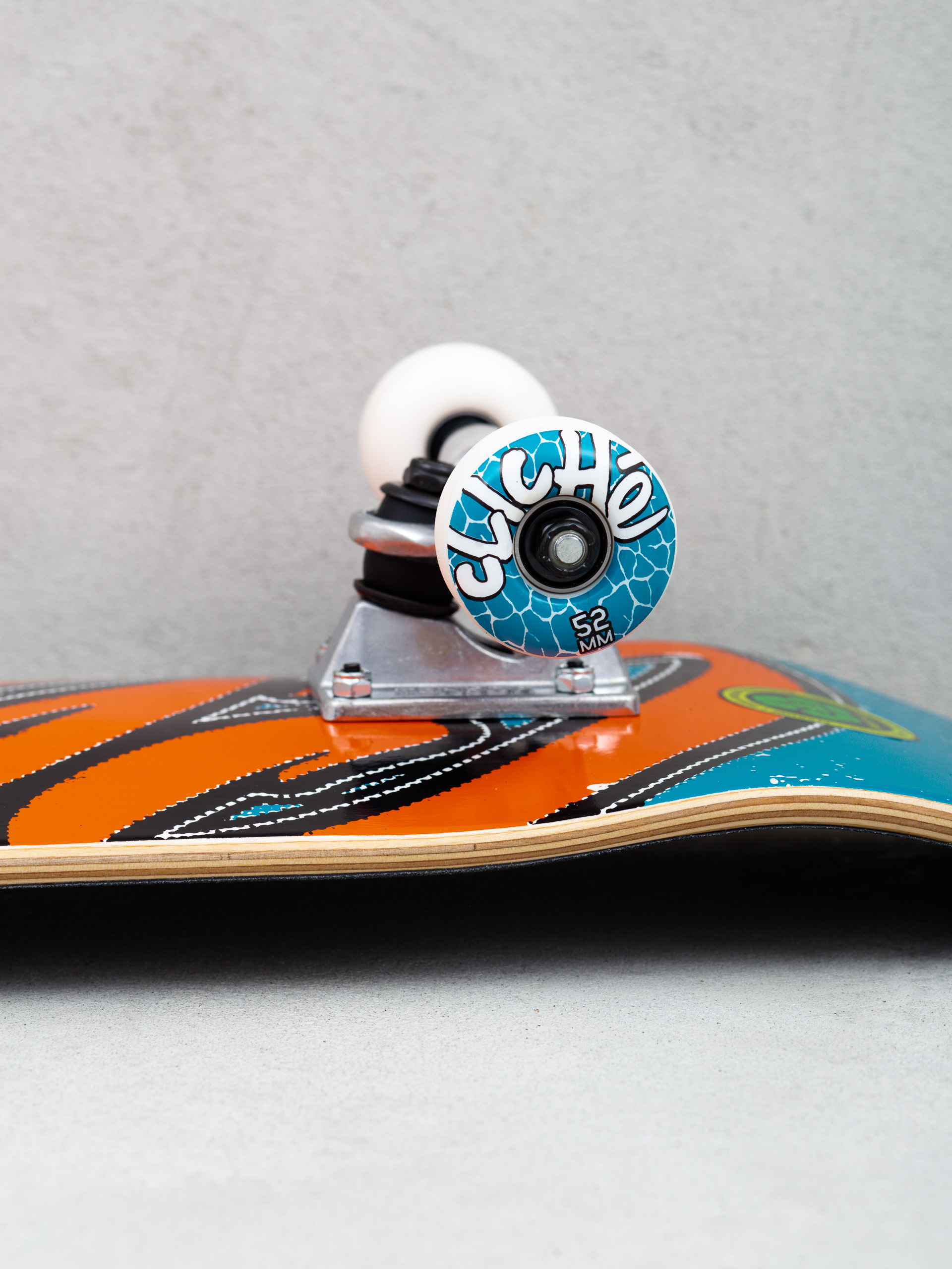 Skateboard Cliche Old Logo (blue/orange)