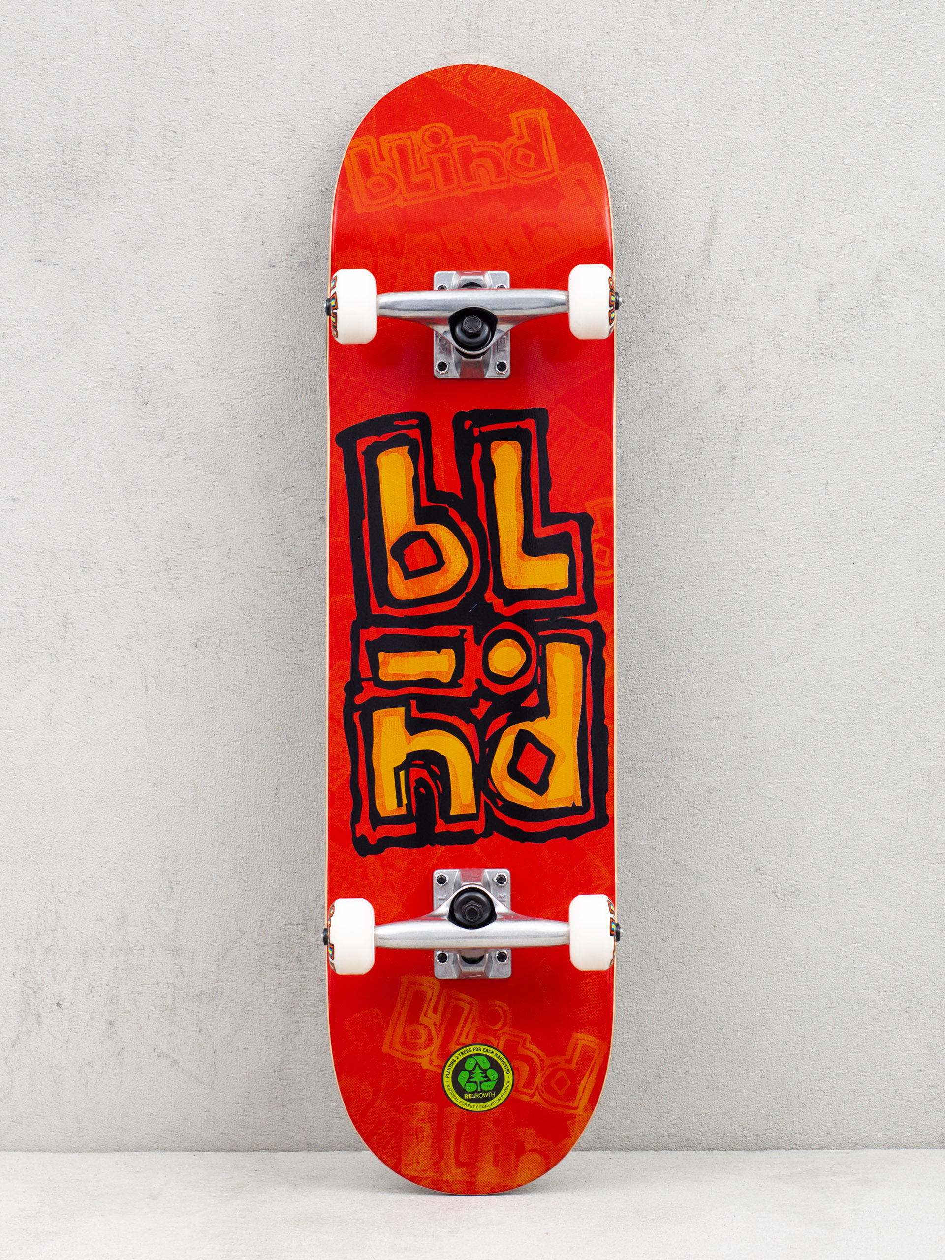 Skateboard Blind Og Stacked Stamp (orange)