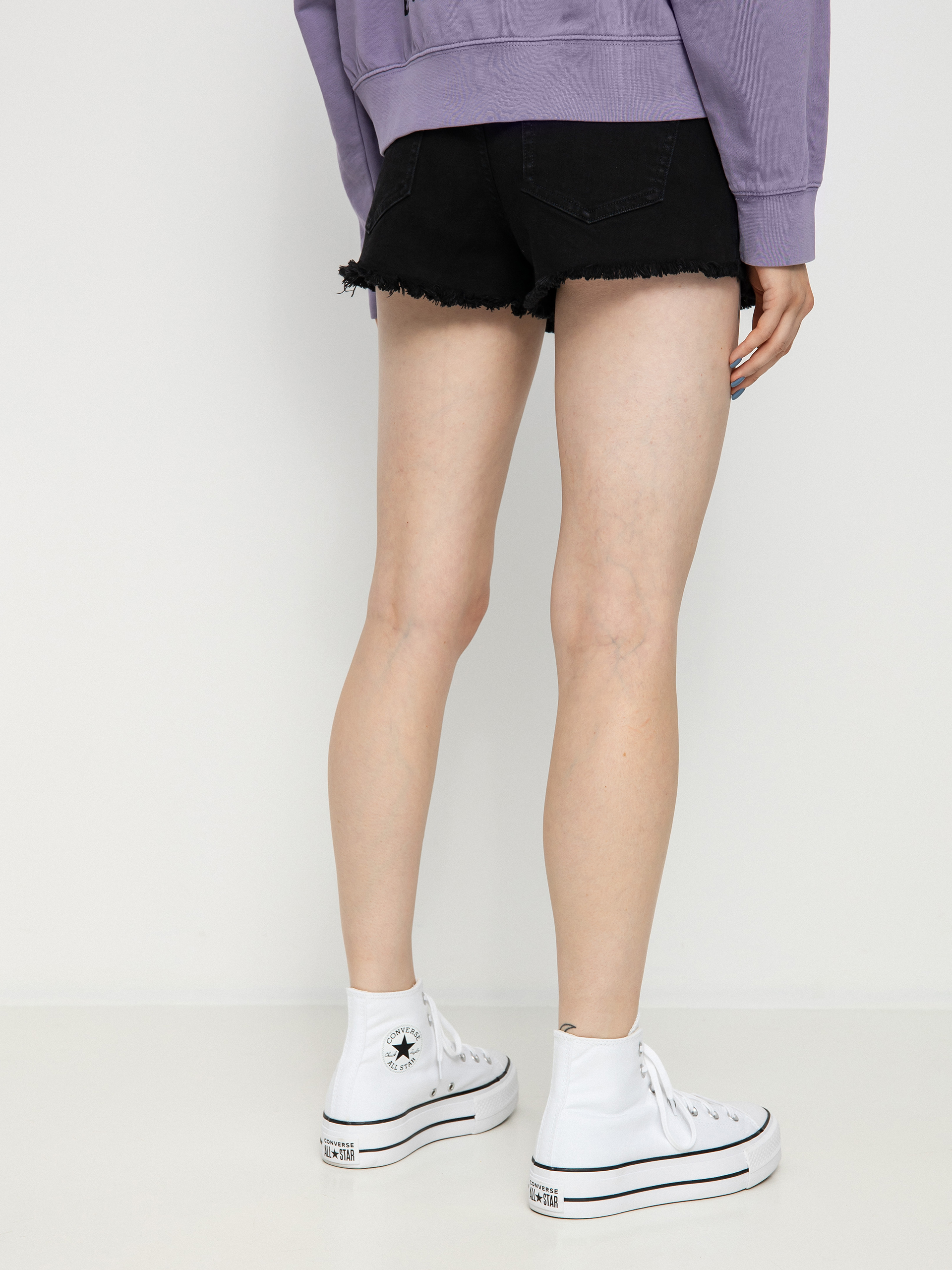 Kraťasy Volcom Stoney Stretch Wmn (premium wash black)