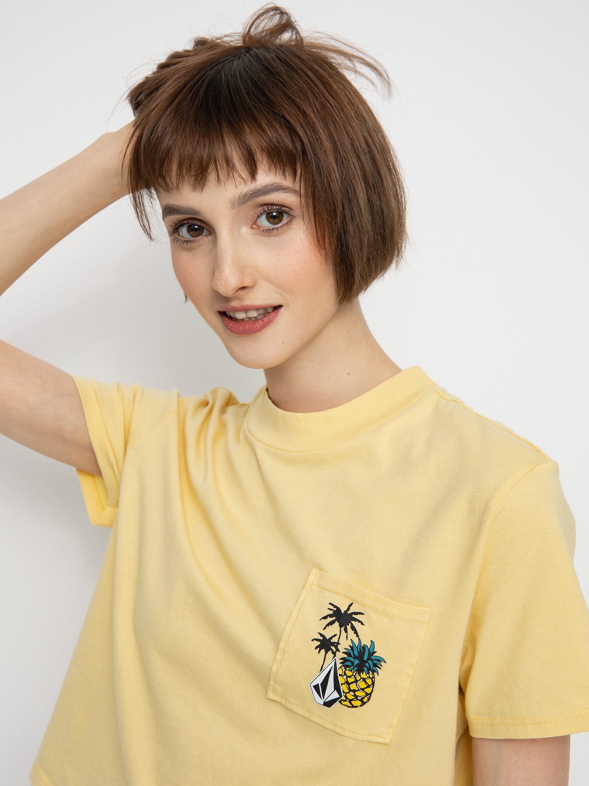 Tričko Volcom Pocket Dial Wmn (wheat)