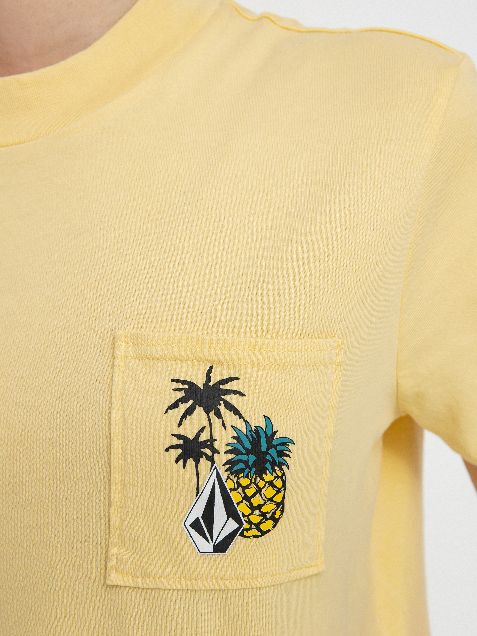 Tričko Volcom Pocket Dial Wmn (wheat)