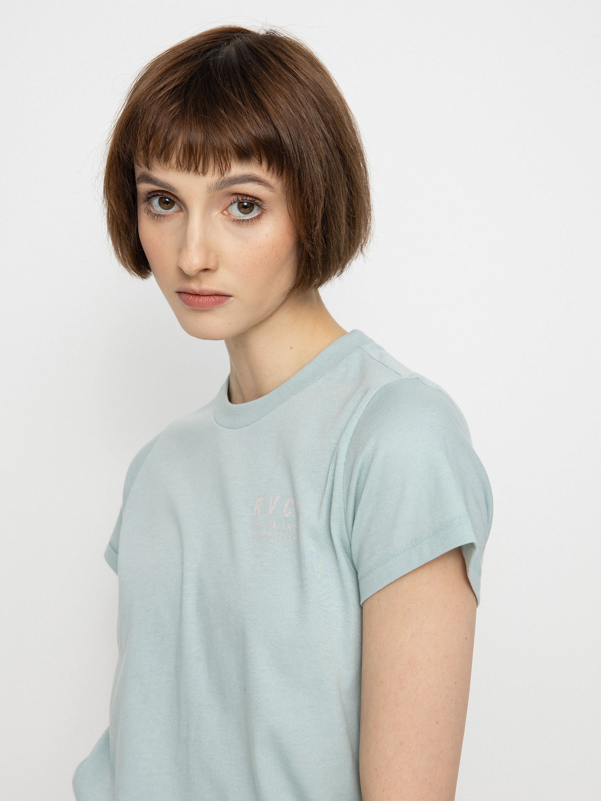 Tričko RVCA Outpost Wmn (haze blue)