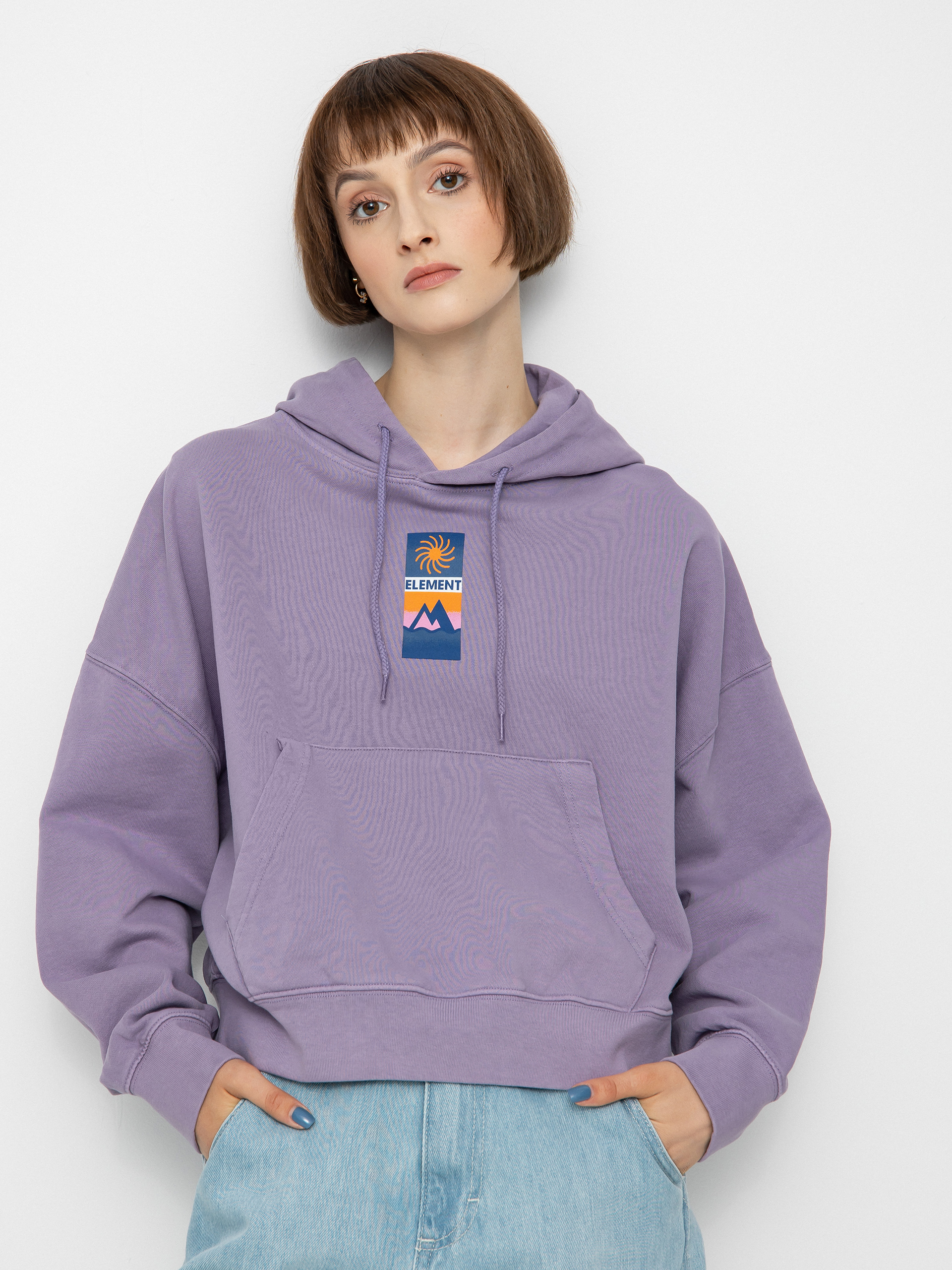 Mikina s kapucí Element Aquazen HD Wmn (daybreak)