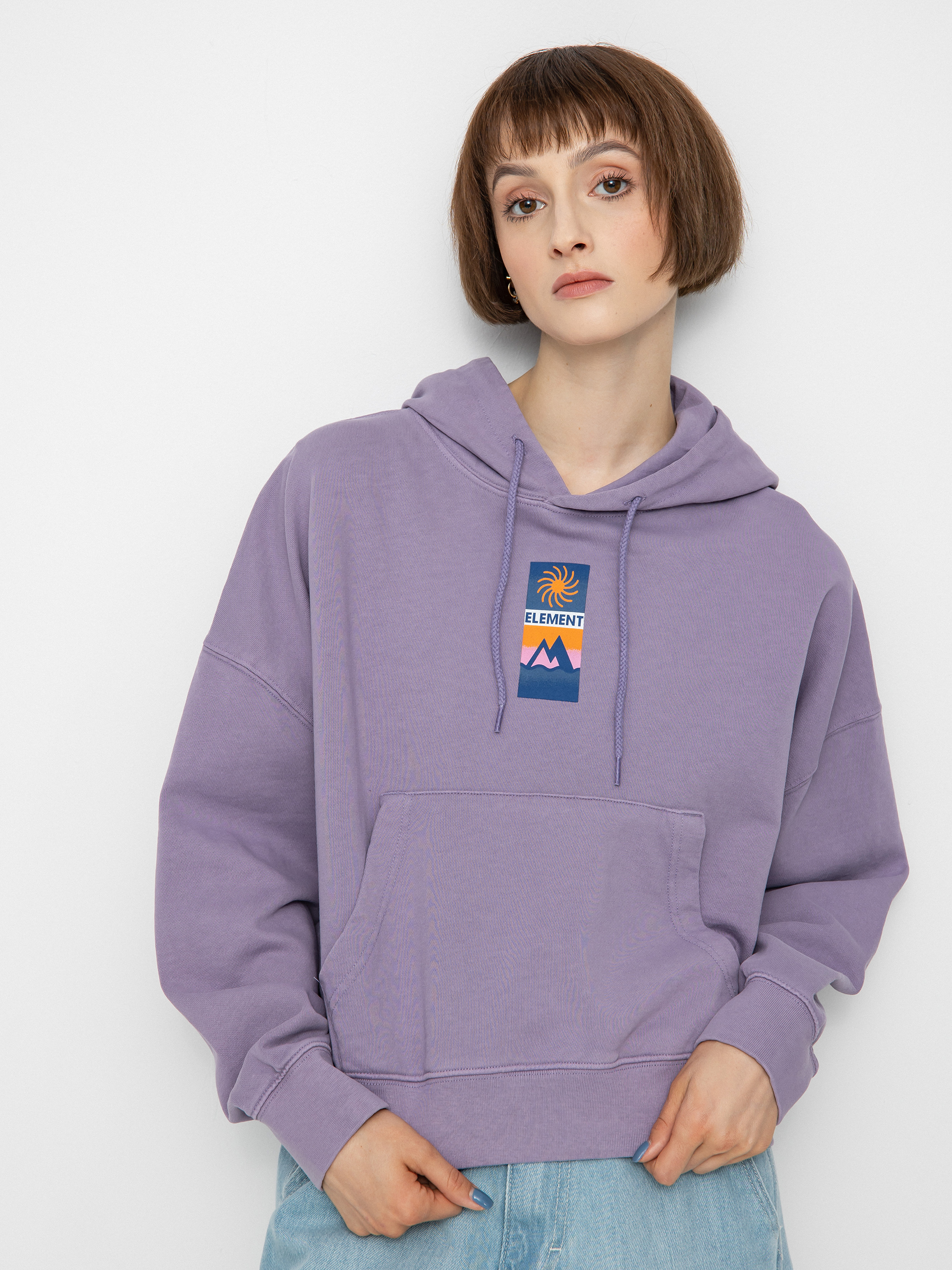 Mikina s kapucí Element Aquazen HD Wmn (daybreak)