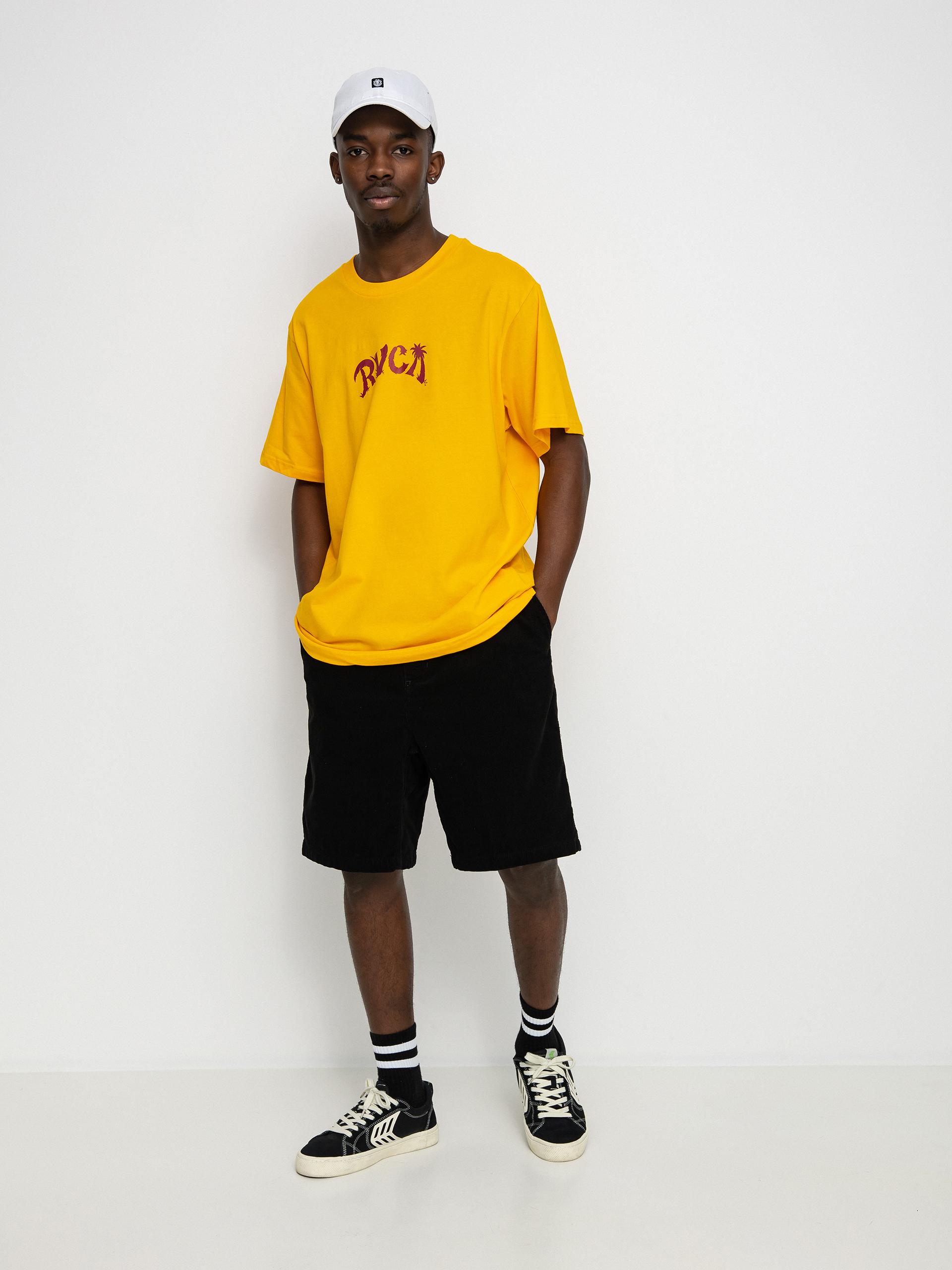 Tričko RVCA Lost Island (marigold)