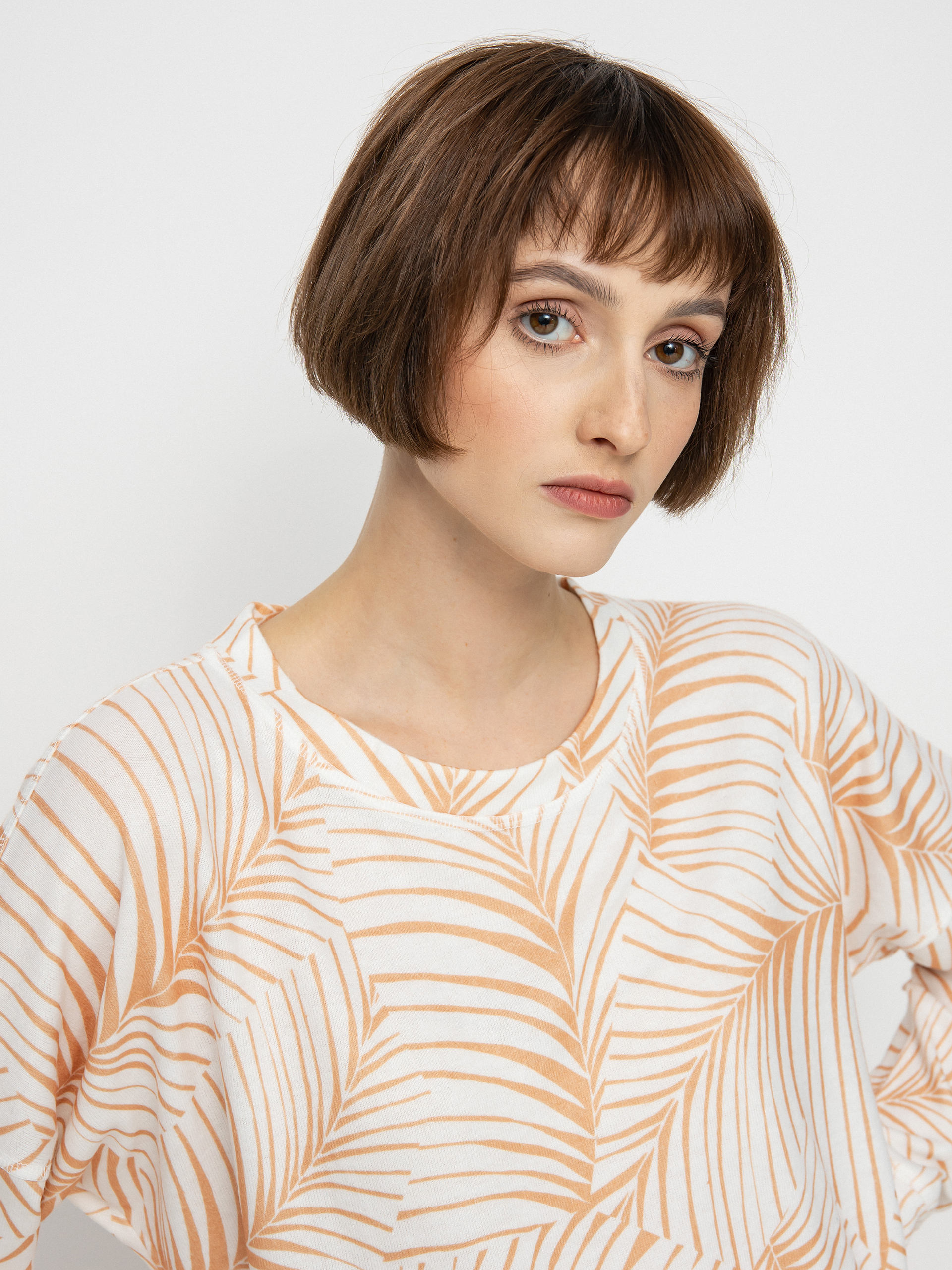 Mikina Roxy Current Mood Wmn (toast palm tree dreams)