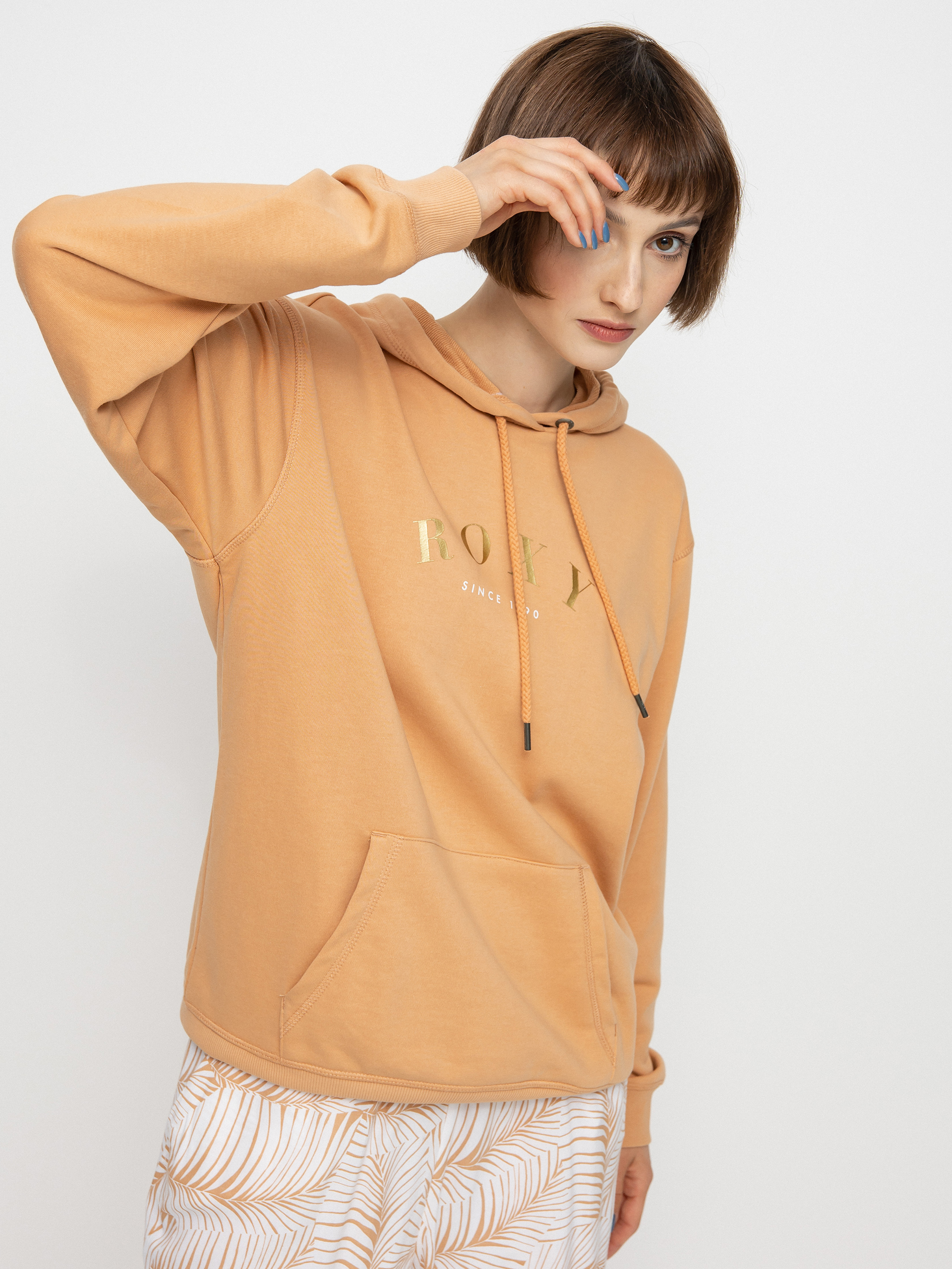 Mikina s kapucí Roxy Surf Stoked HD Wmn (toast)