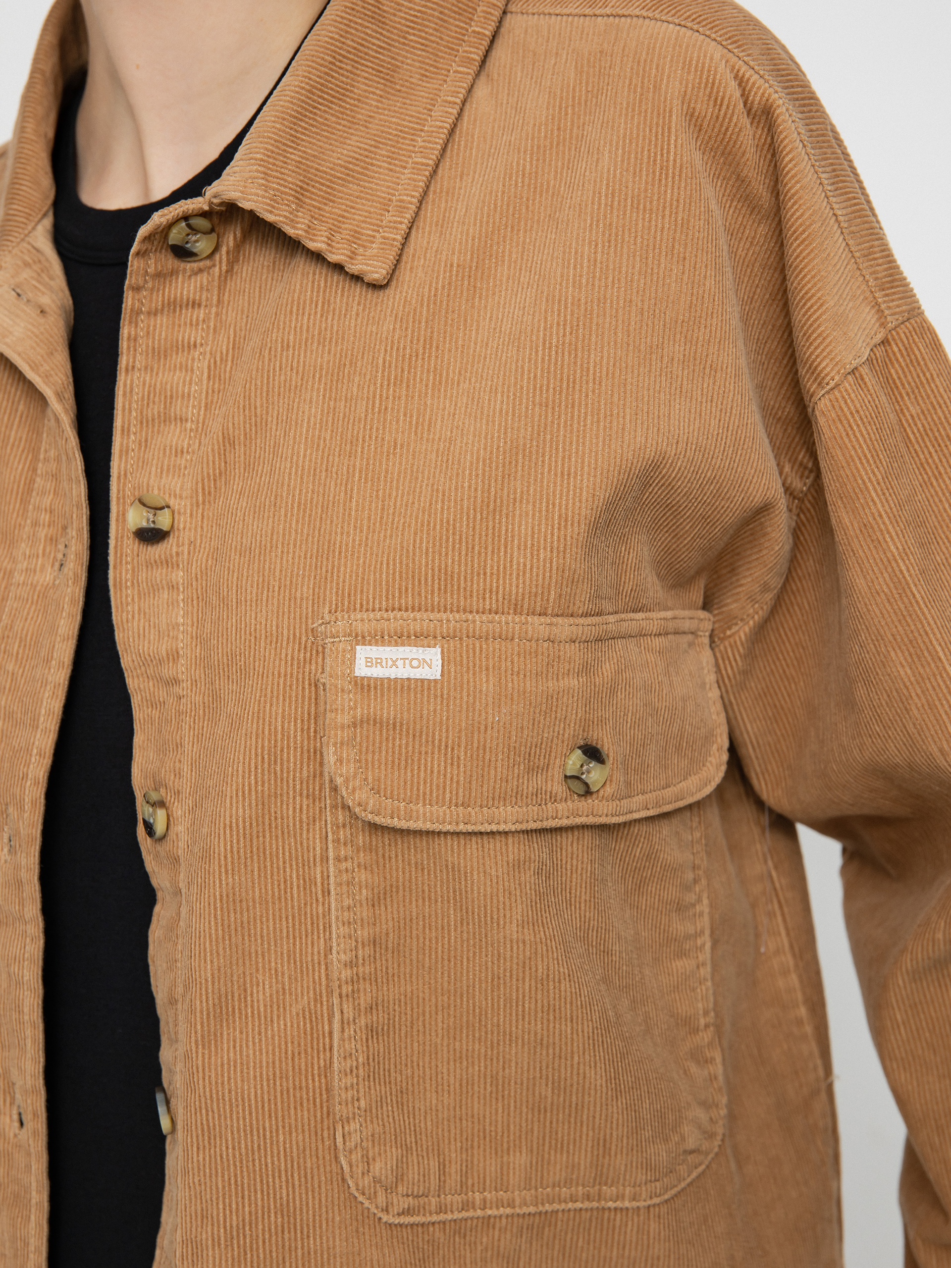 Košile Brixton Bowery Corduroy Flannel Ls Wmn (mojave)