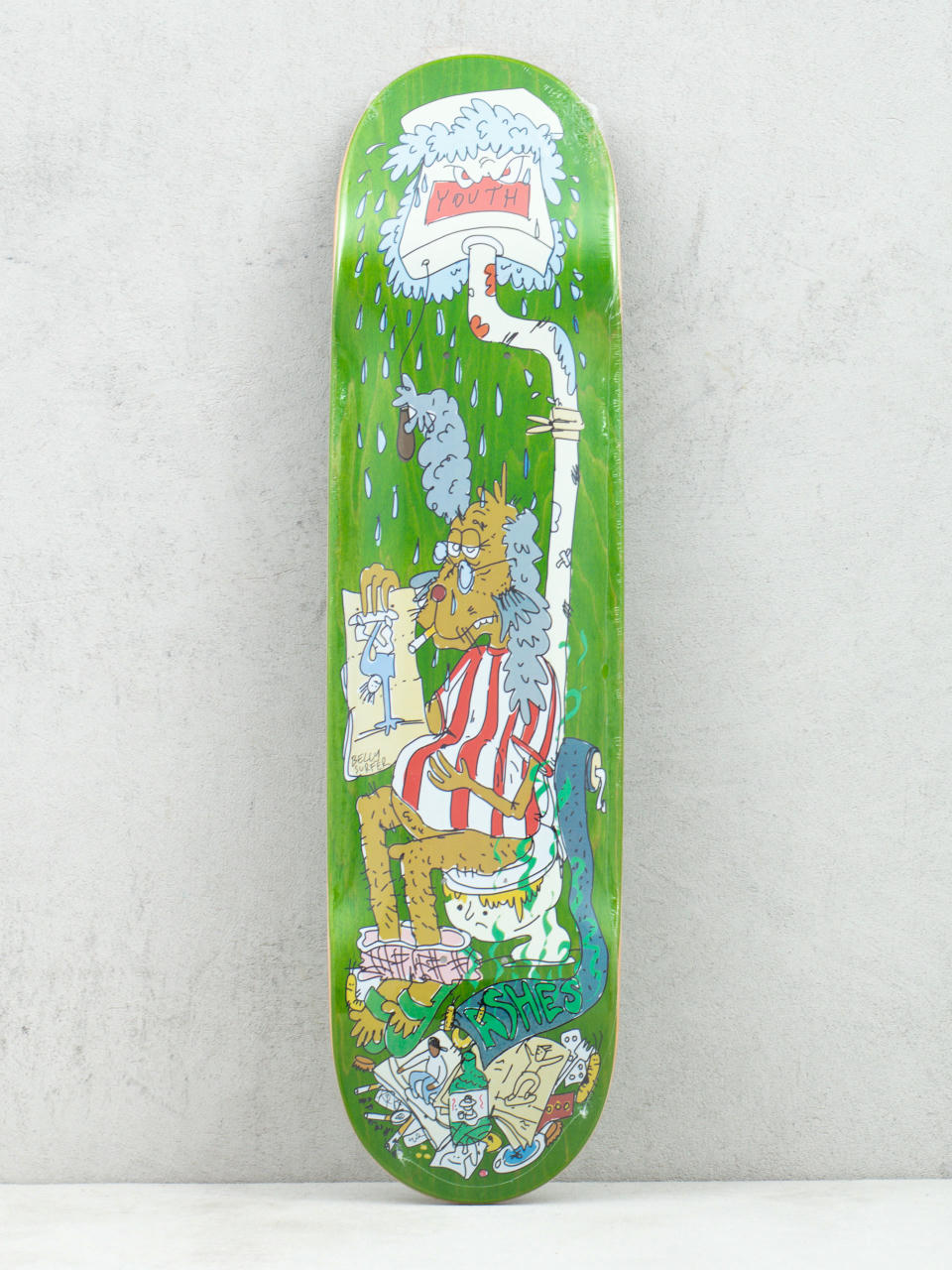 Deska Youth Skateboards X Ashes Old Dog (green)