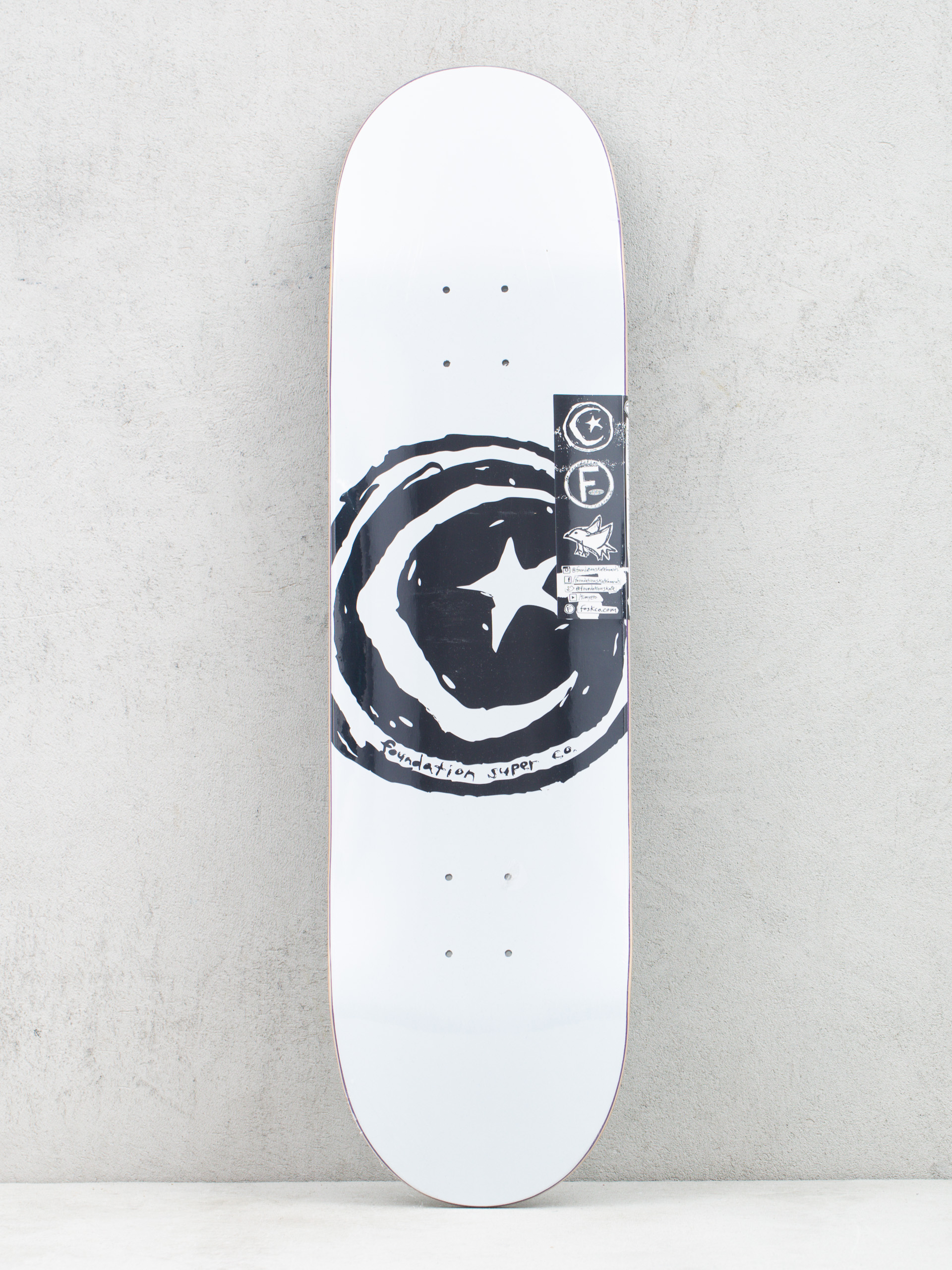 Deska Foundation Star And Moon (white)