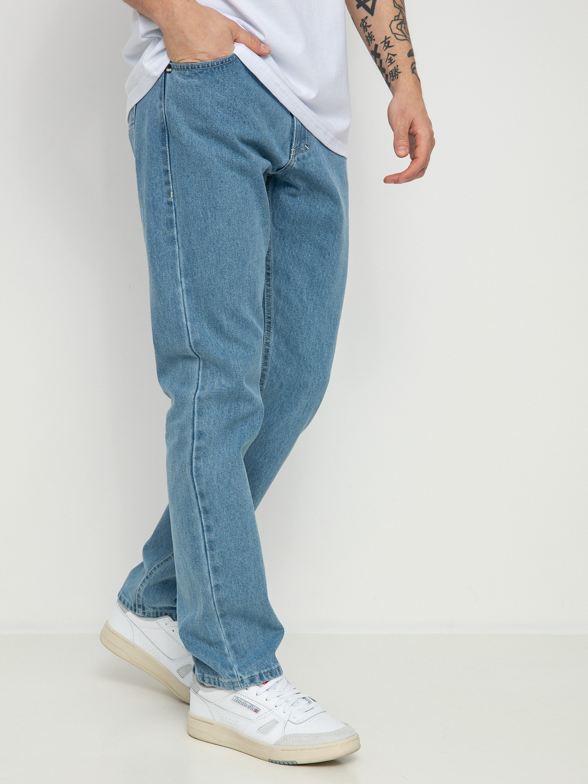 Kalhoty MassDnm Base Jeans Regular Fit (light blue)