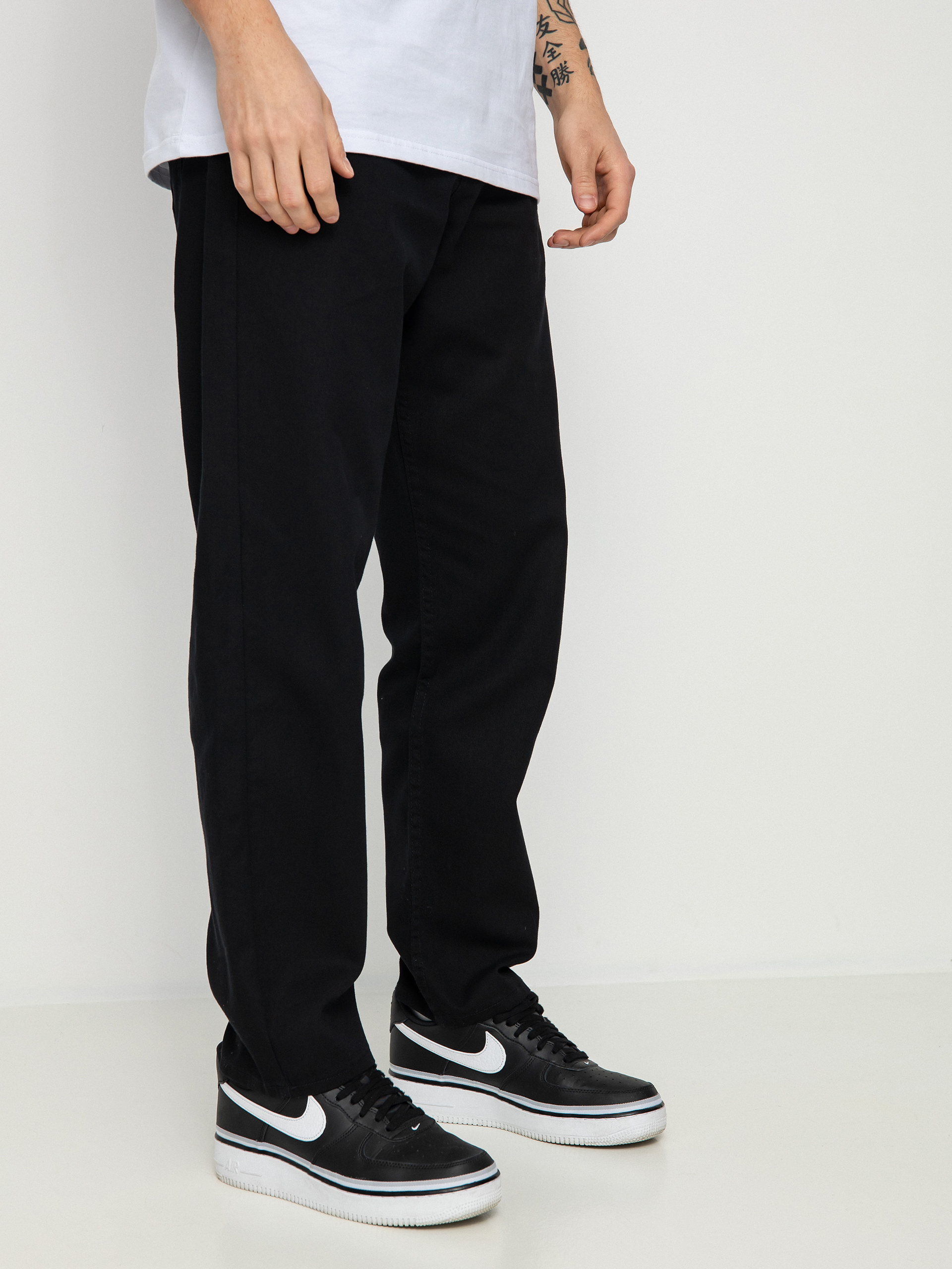 Kalhoty MassDnm Slang Baggy Fit (black)