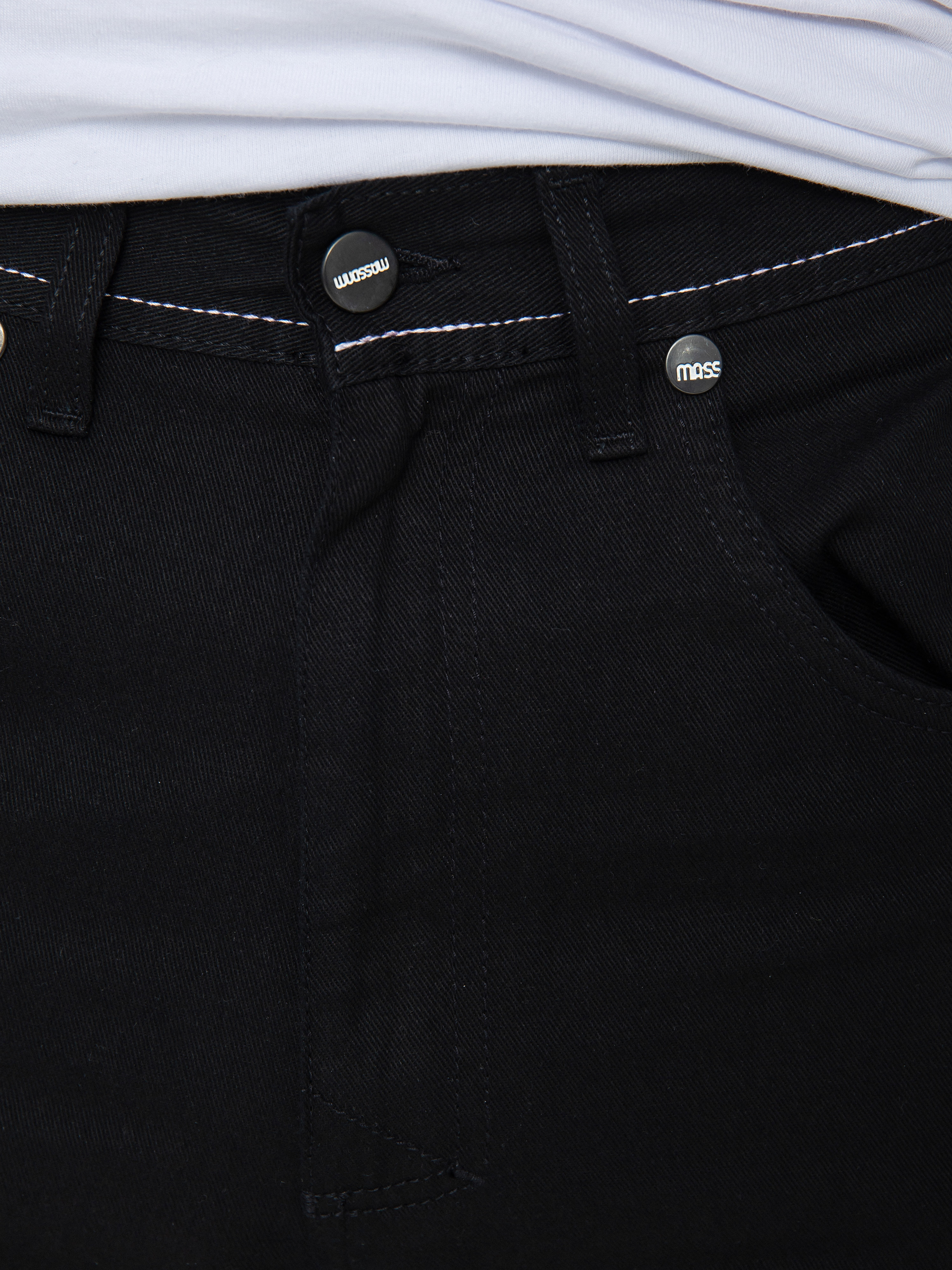 Kalhoty MassDnm Slang Baggy Fit (black)
