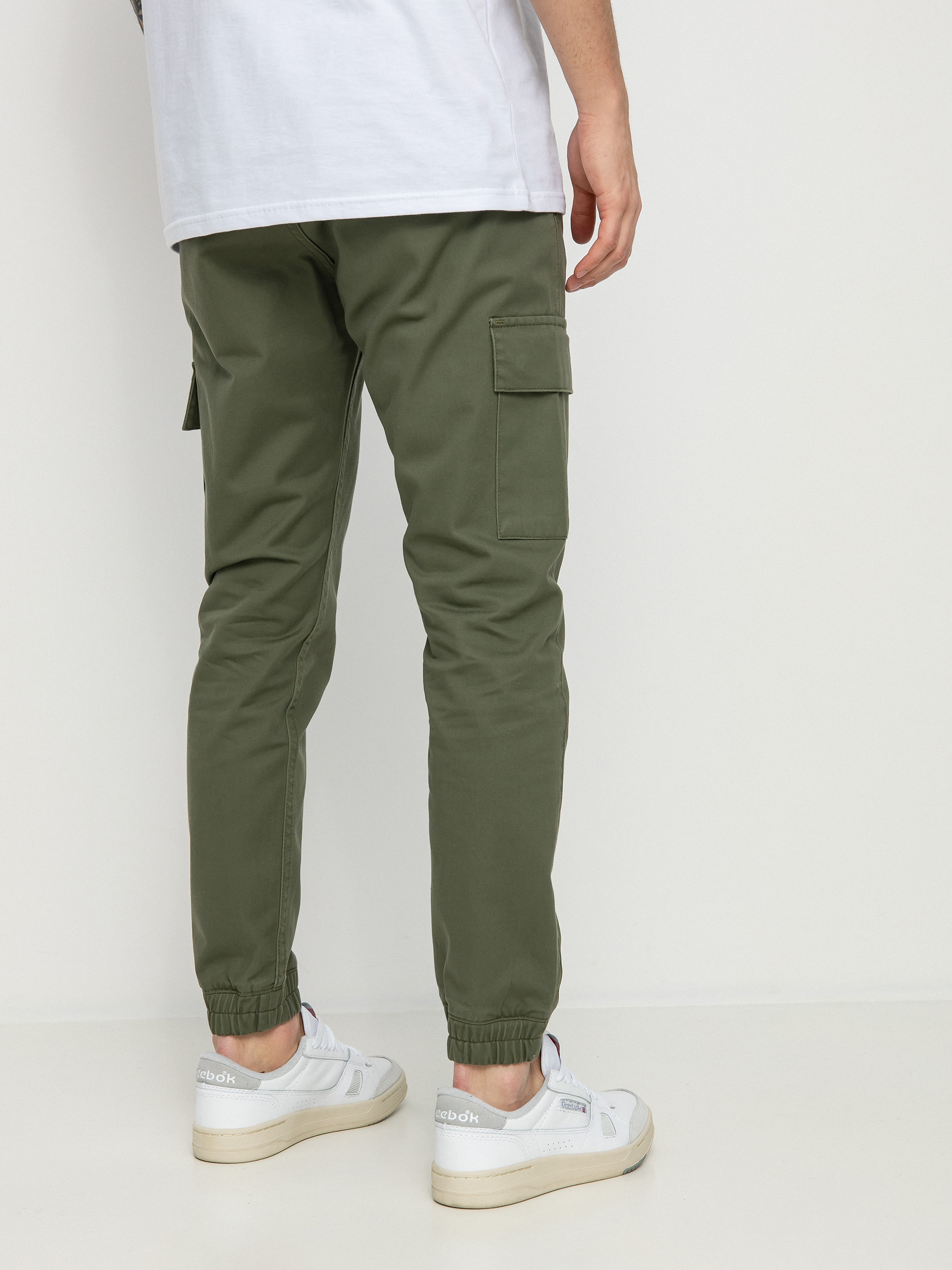 Kalhoty MassDnm Cargo Joggers Sneaker Fit (olive)