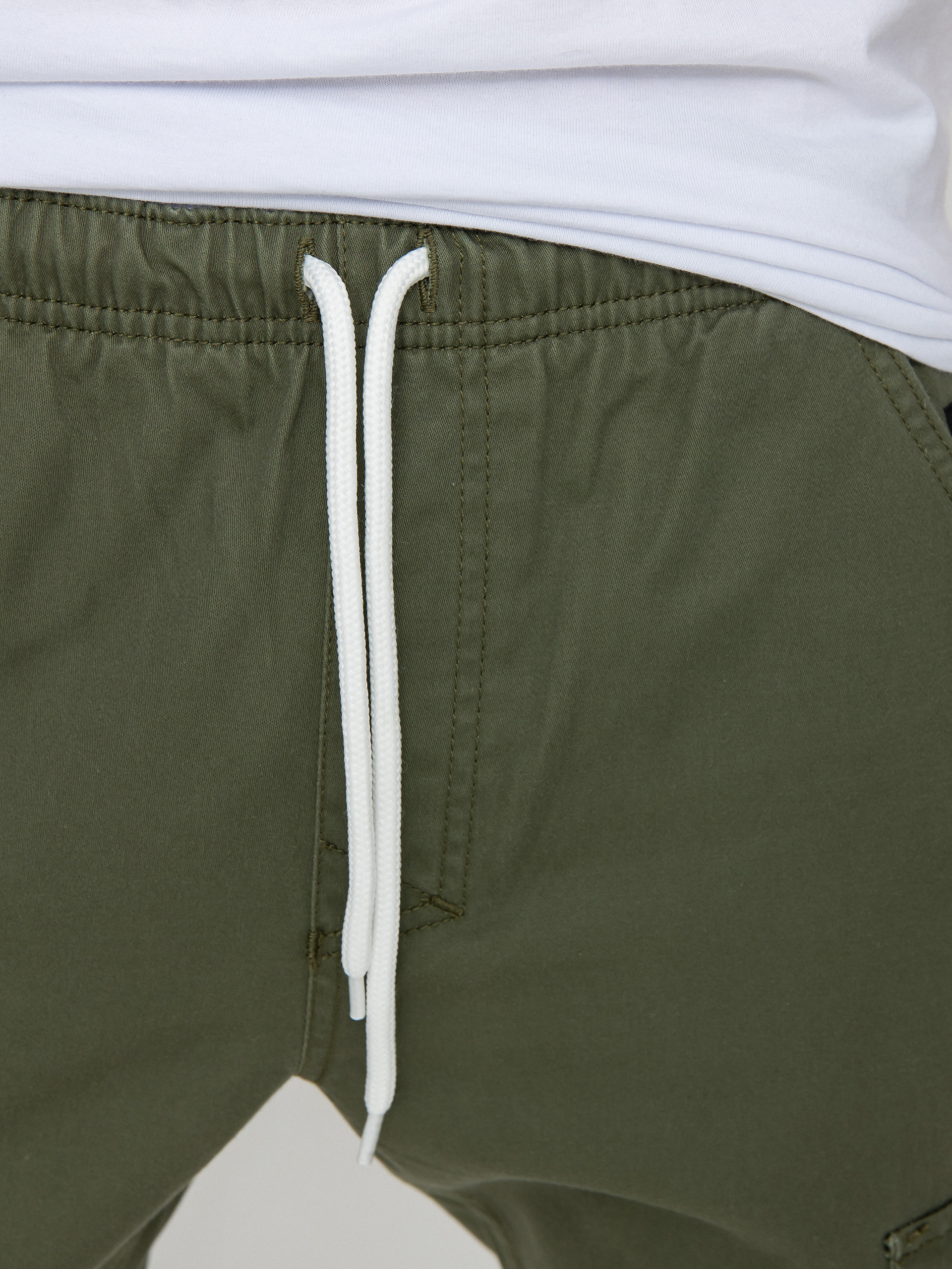 Kalhoty MassDnm Cargo Joggers Sneaker Fit (olive)