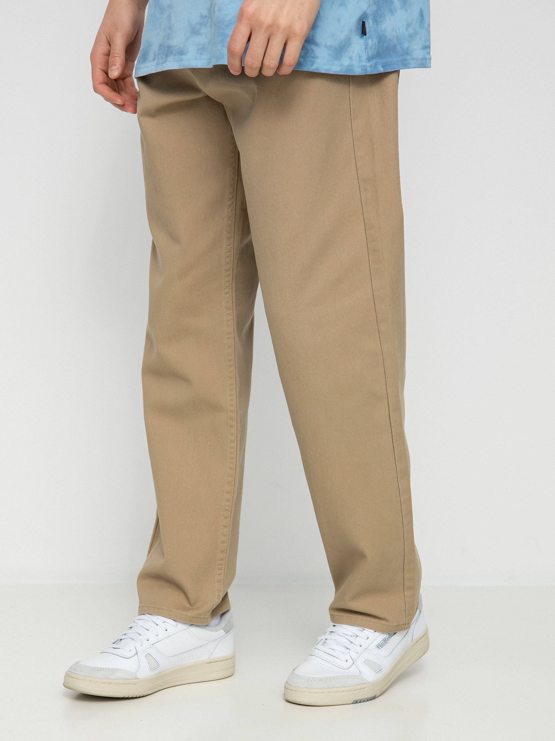 Kalhoty MassDnm Slang Baggy Fit (beige)