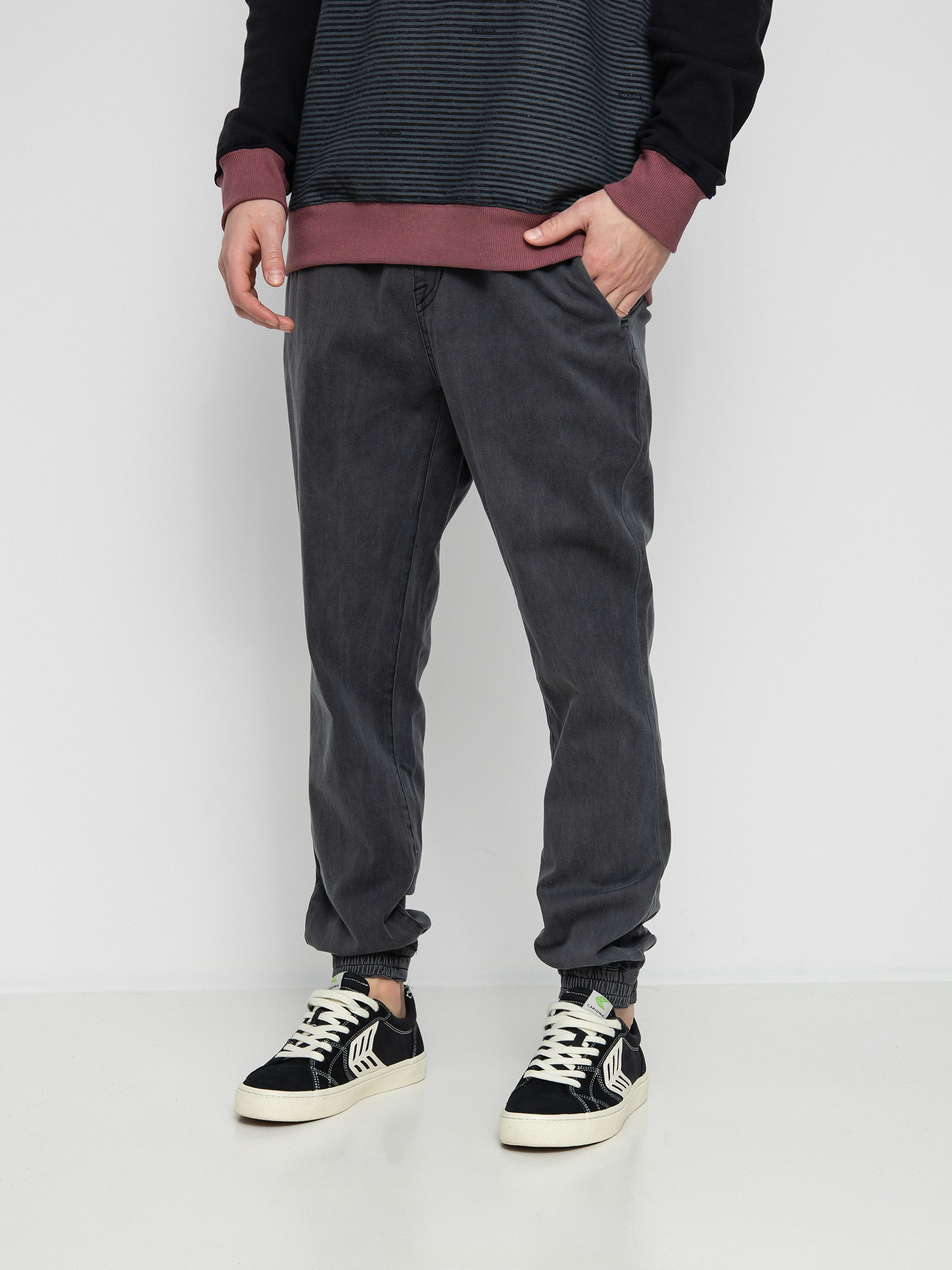 Kalhoty Volcom Denim Jogger (fade to black)