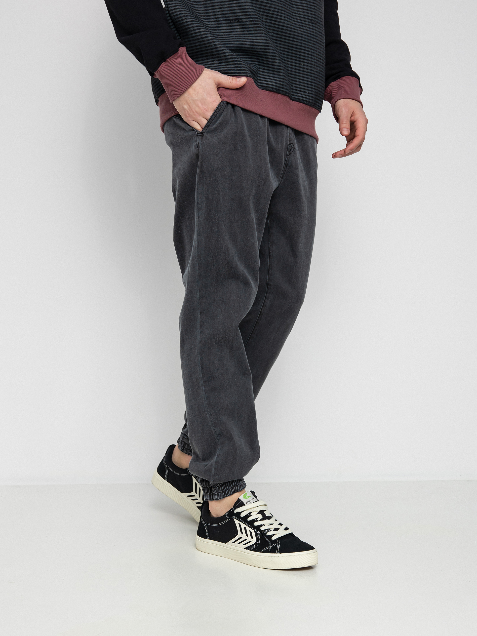 Kalhoty Volcom Denim Jogger (fade to black)