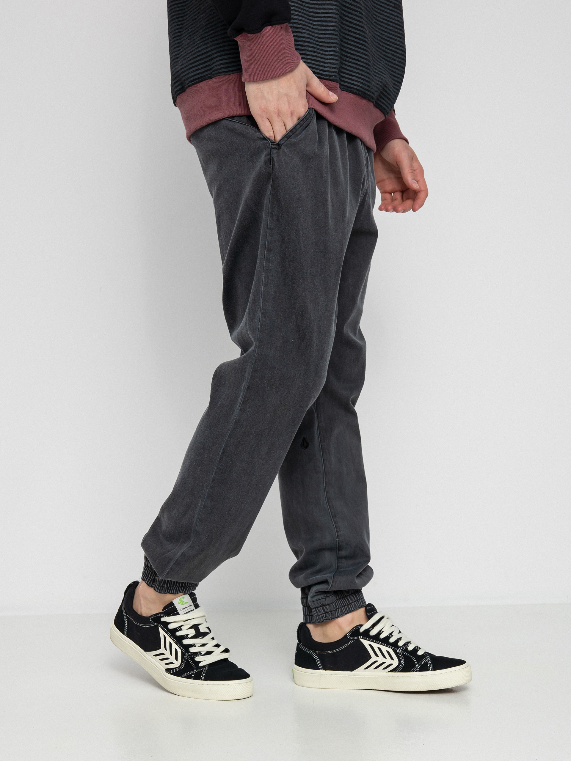 Kalhoty Volcom Denim Jogger (fade to black)
