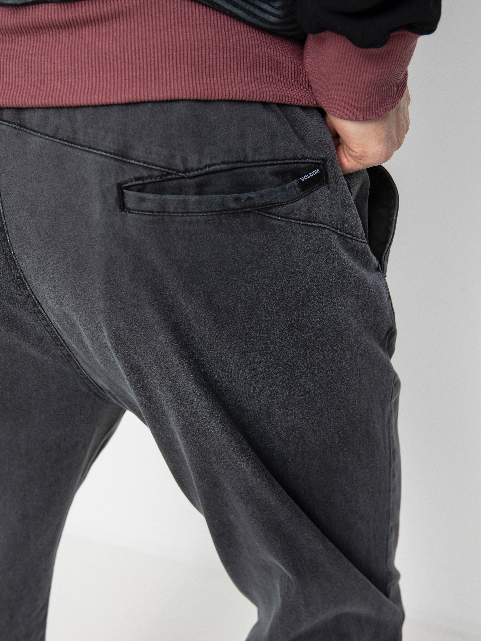 Kalhoty Volcom Denim Jogger (fade to black)