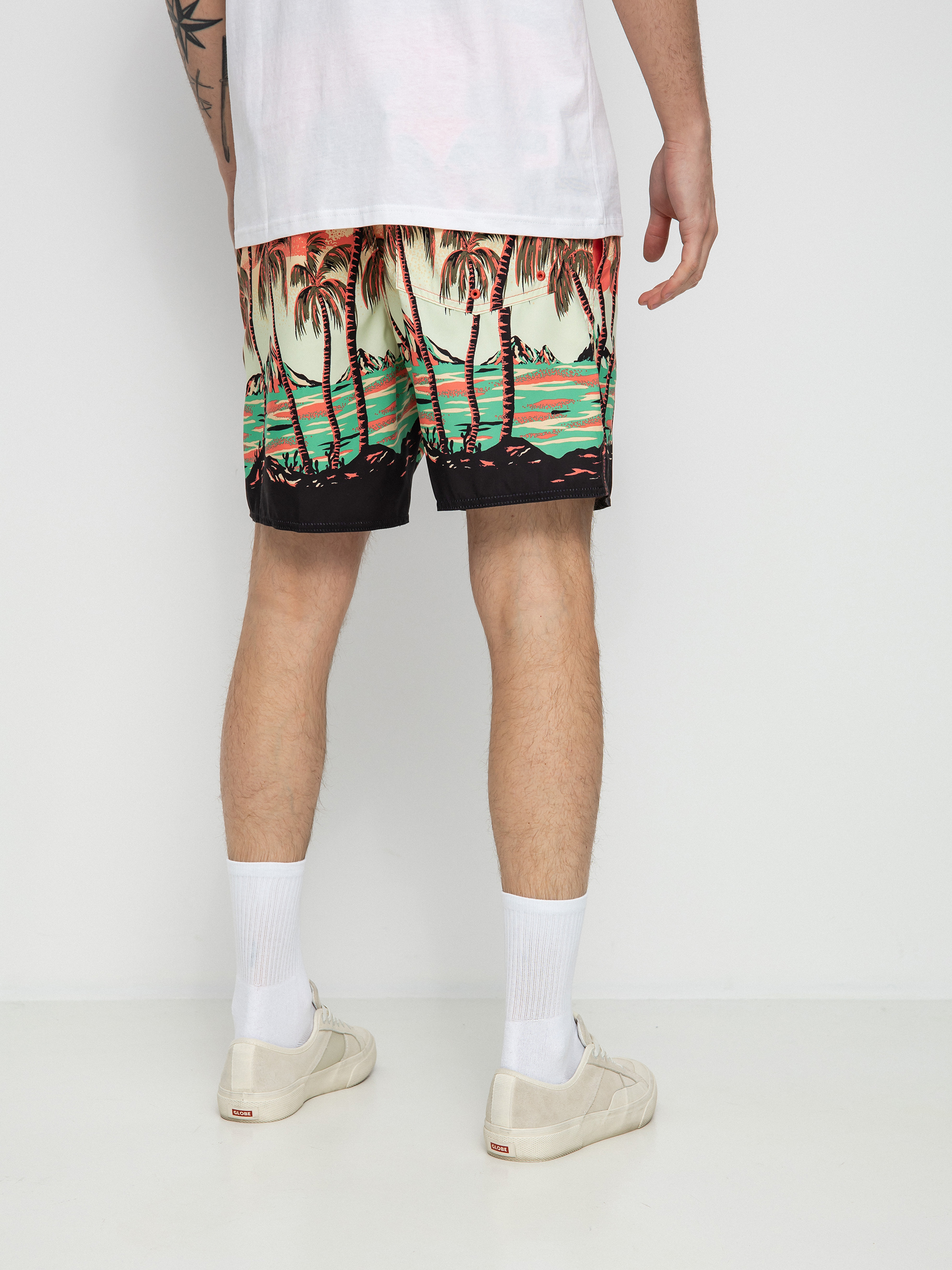 Plážové kraťasy Volcom Novelty Trunk 17 (living coral)