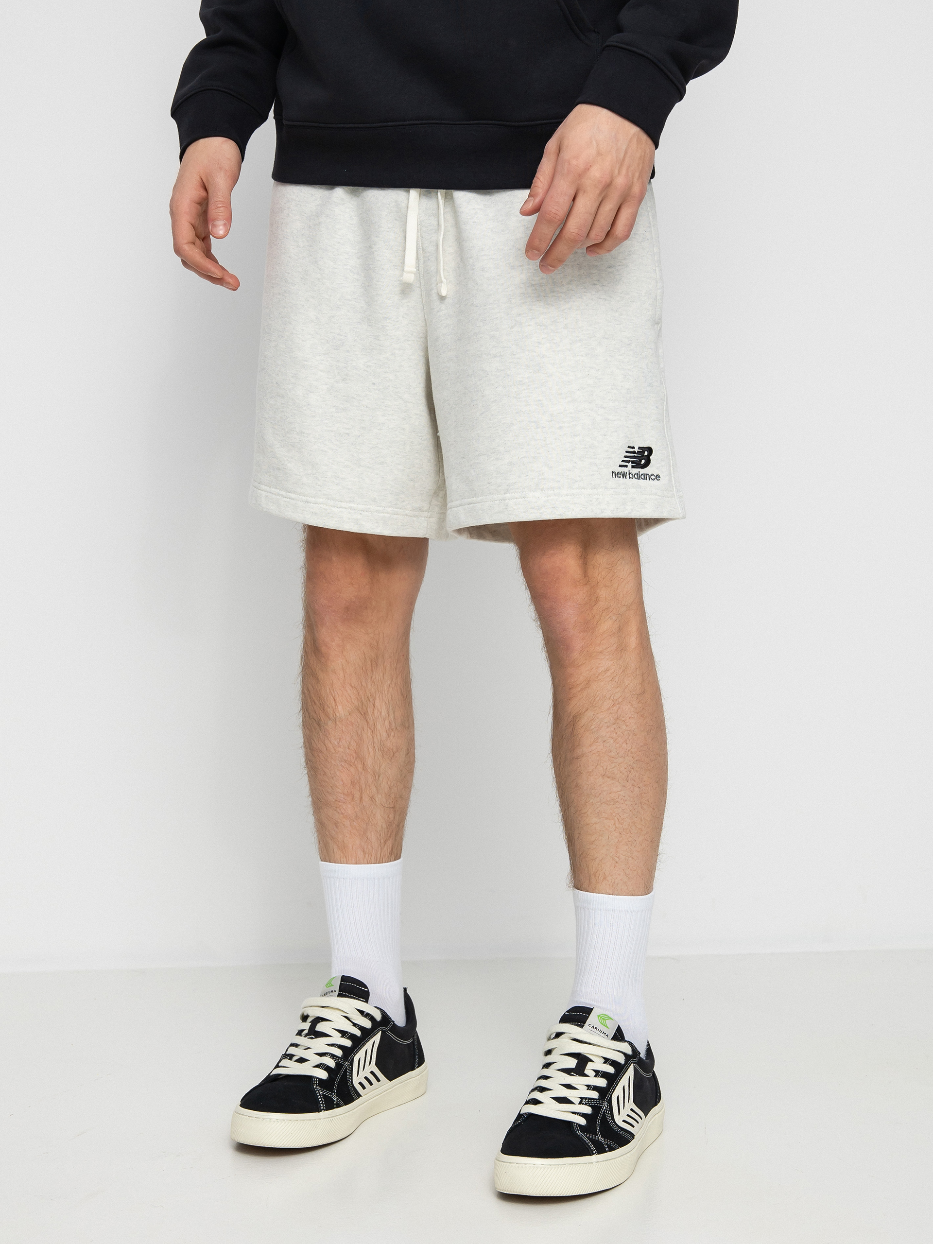 Kraťasy New Balance Essentials Uni Ssentials (grey)
