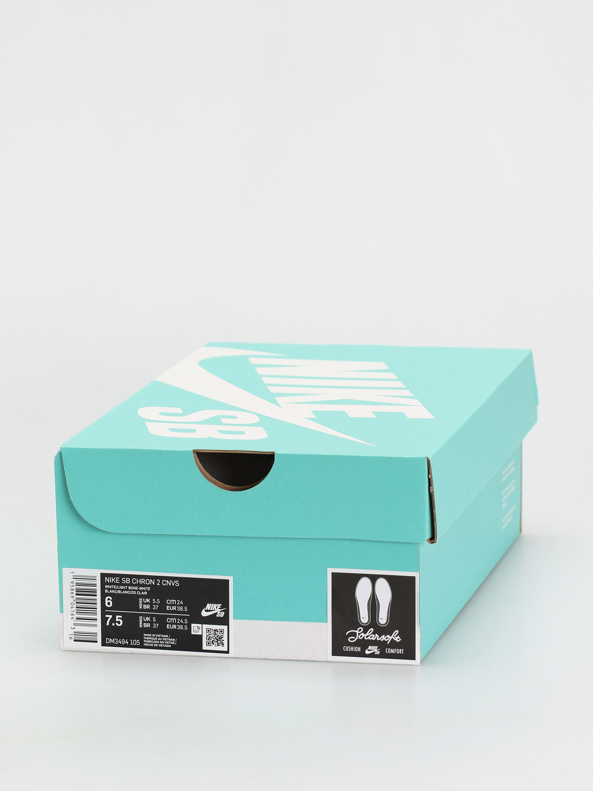 Boty Nike SB Chron 2 Canvas (white/light bone white gum light brown)