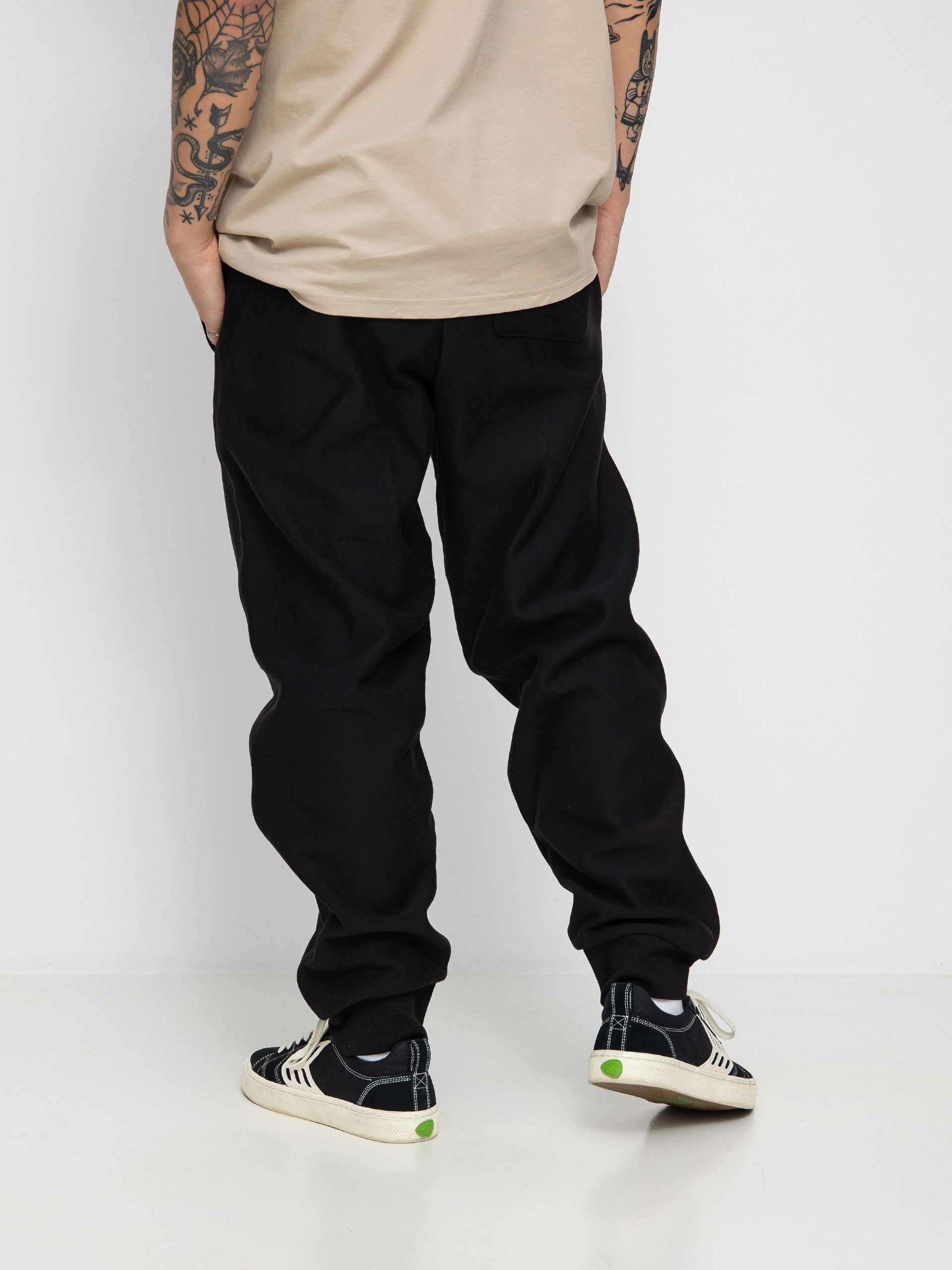Kalhoty Carhartt WIP American Script Jogging (black)