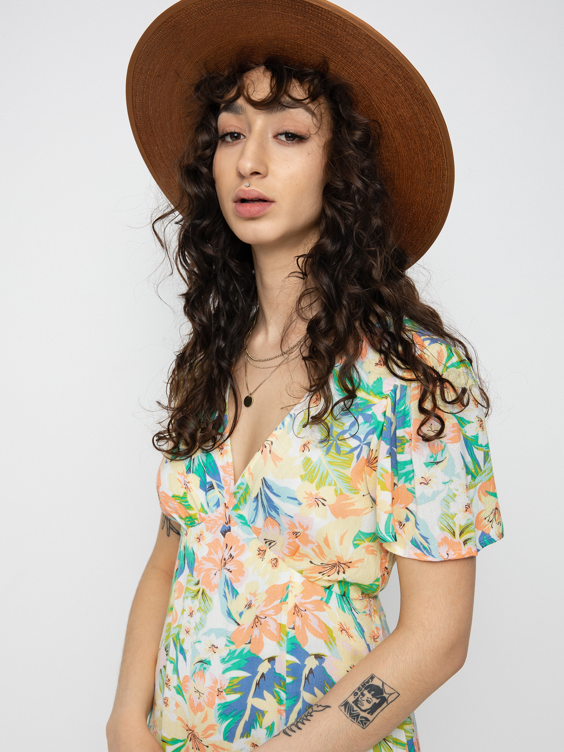 Šaty  Billabong Jet Set Wmn (white multi)