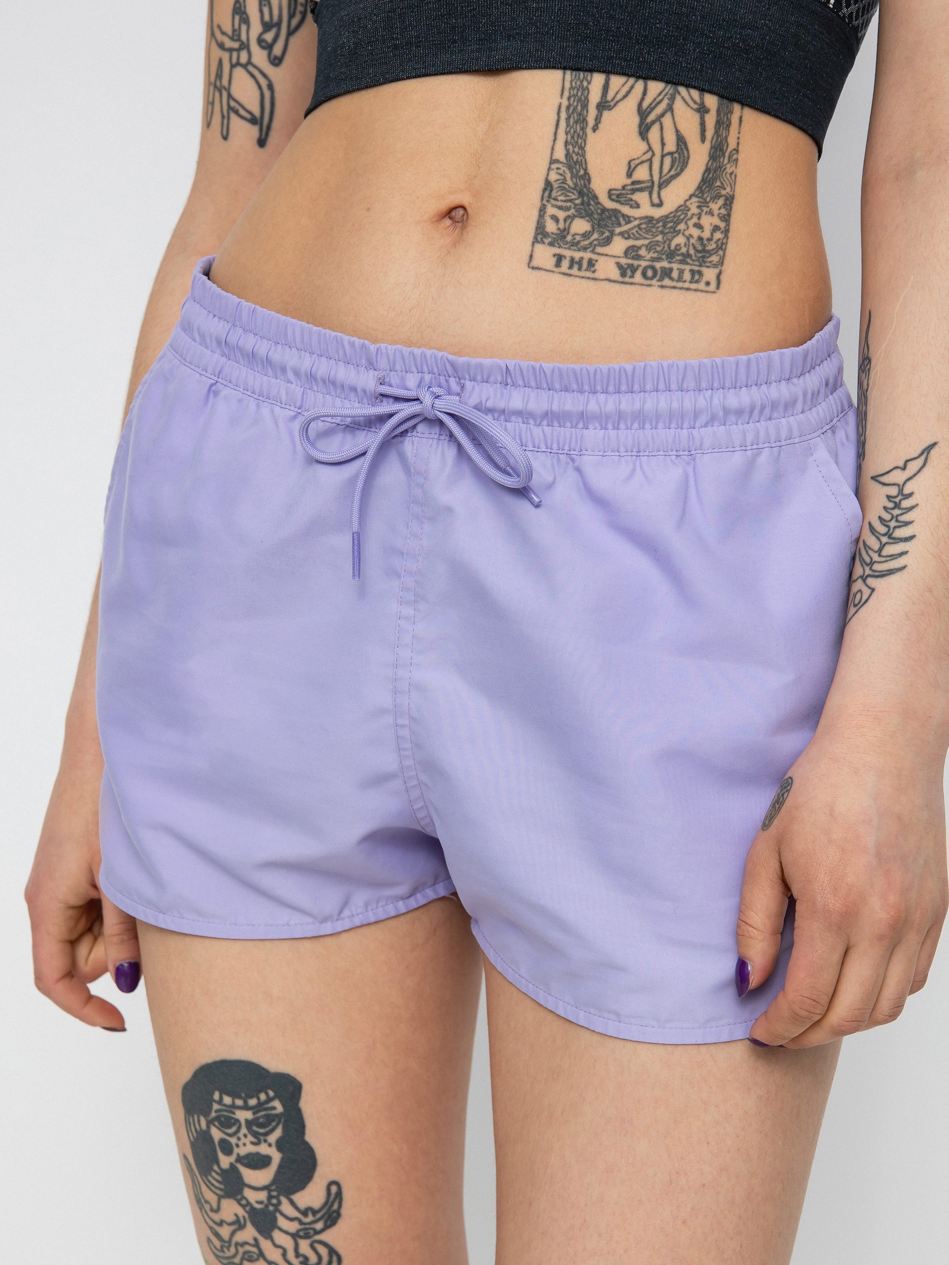 Kraťasy Carhartt WIP Chase Swim Wmn (soft lavender/gold)