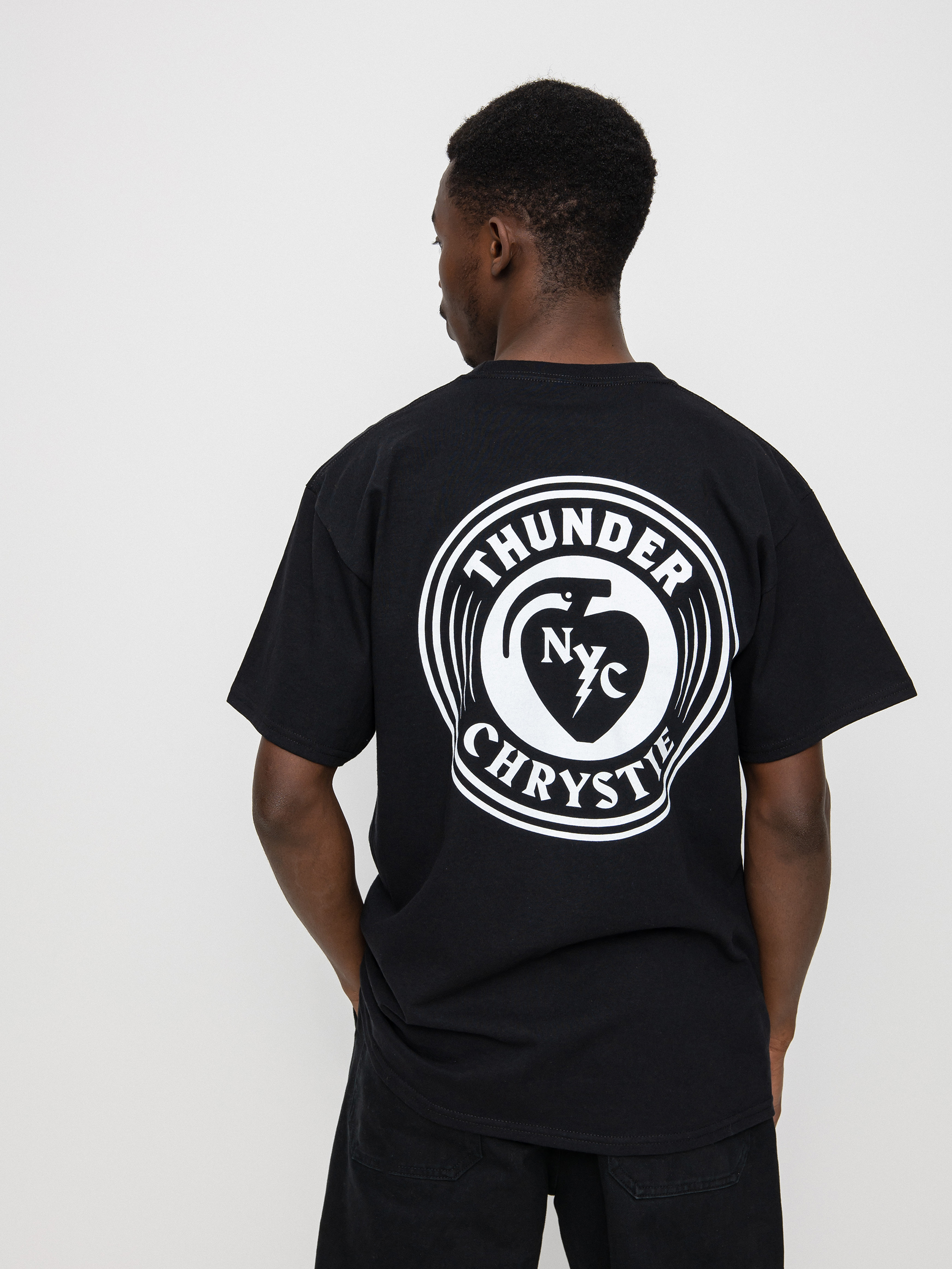 Tričko Thunder X Chrystie Circle Logo (black)