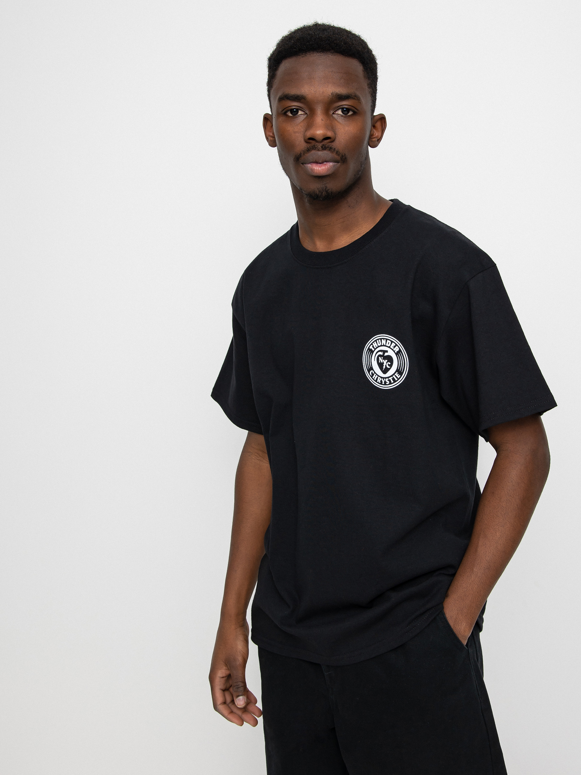 Tričko Thunder X Chrystie Circle Logo (black)