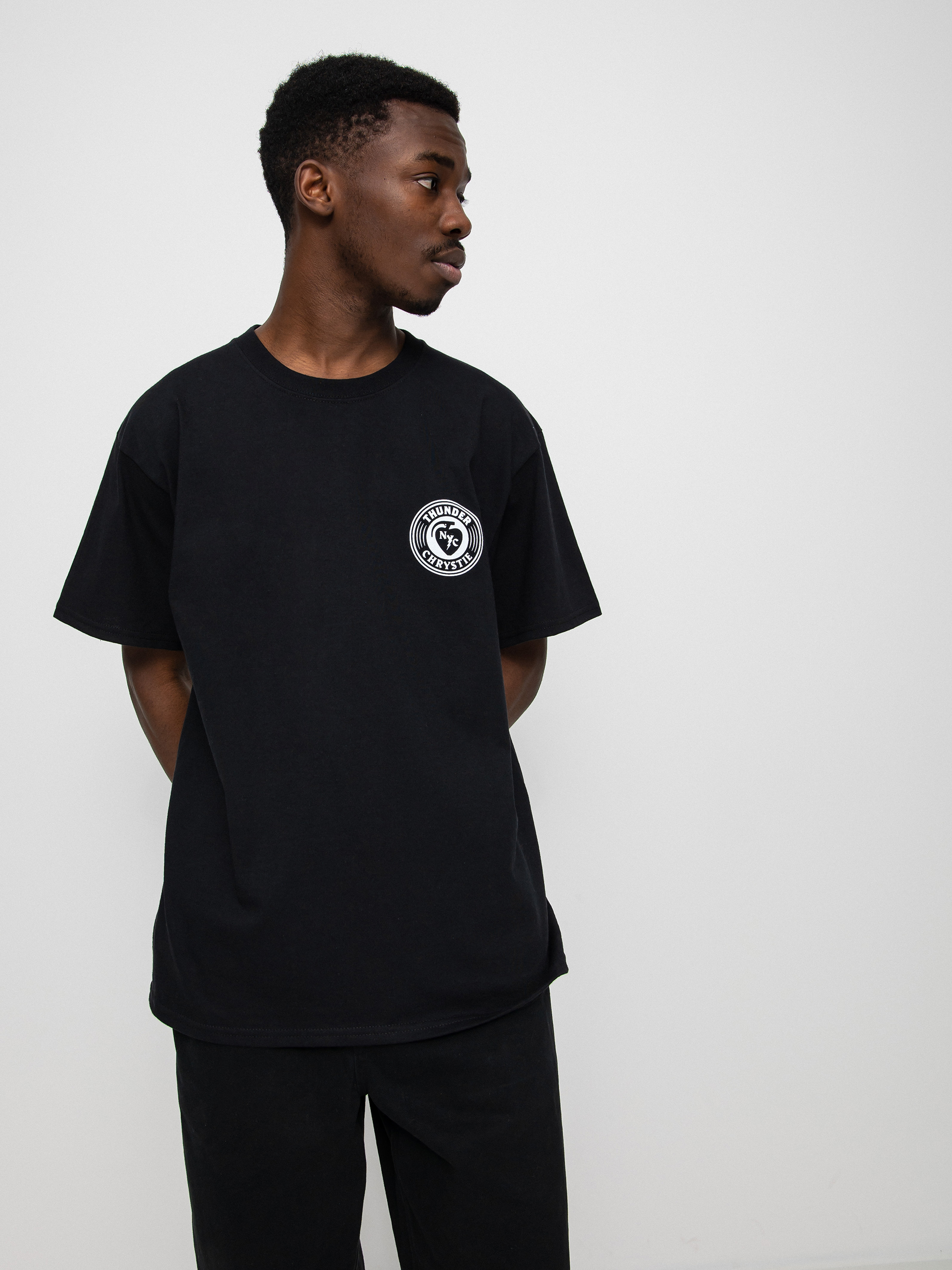 Tričko Thunder X Chrystie Circle Logo (black)