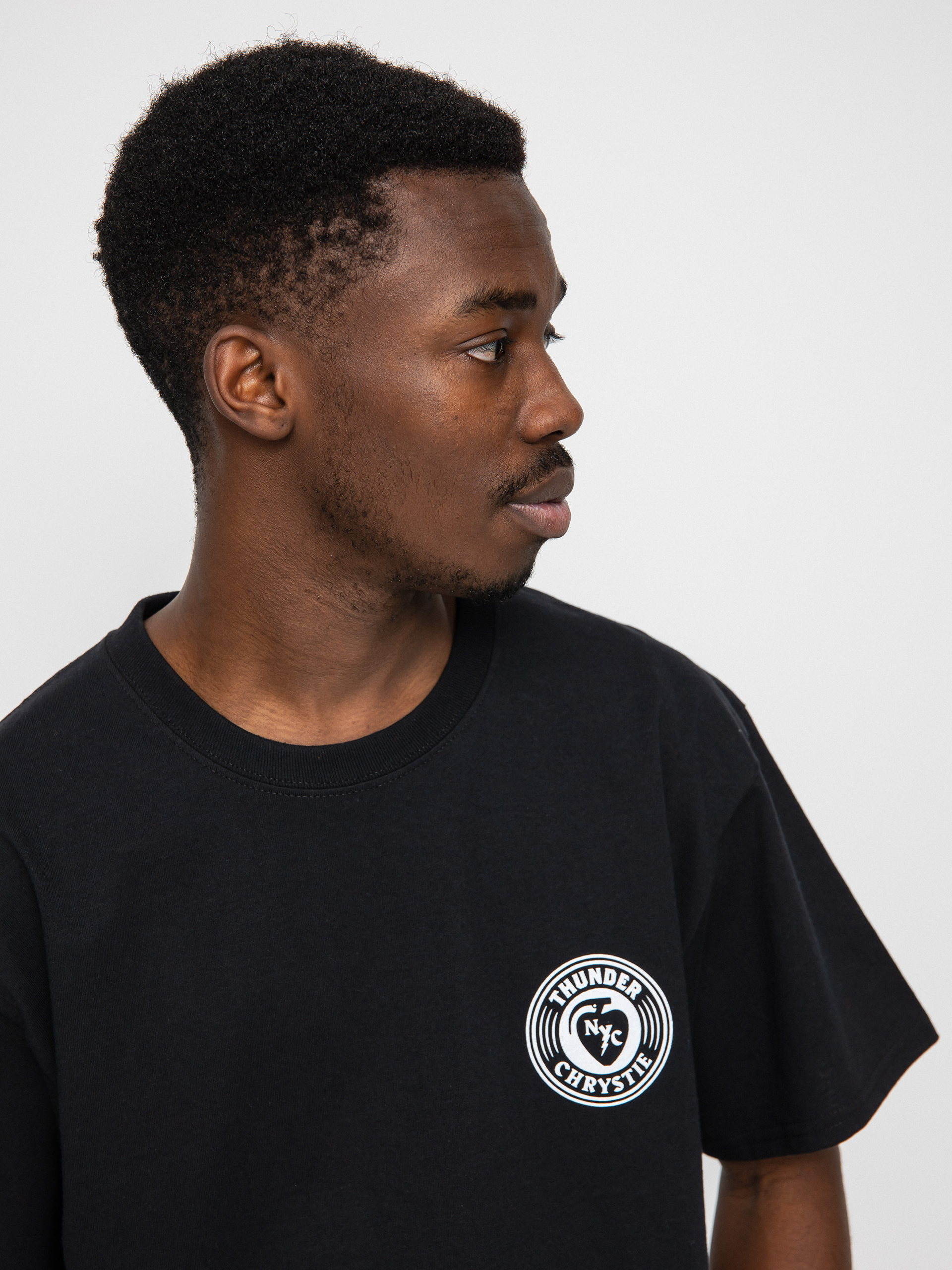 Tričko Thunder X Chrystie Circle Logo (black)