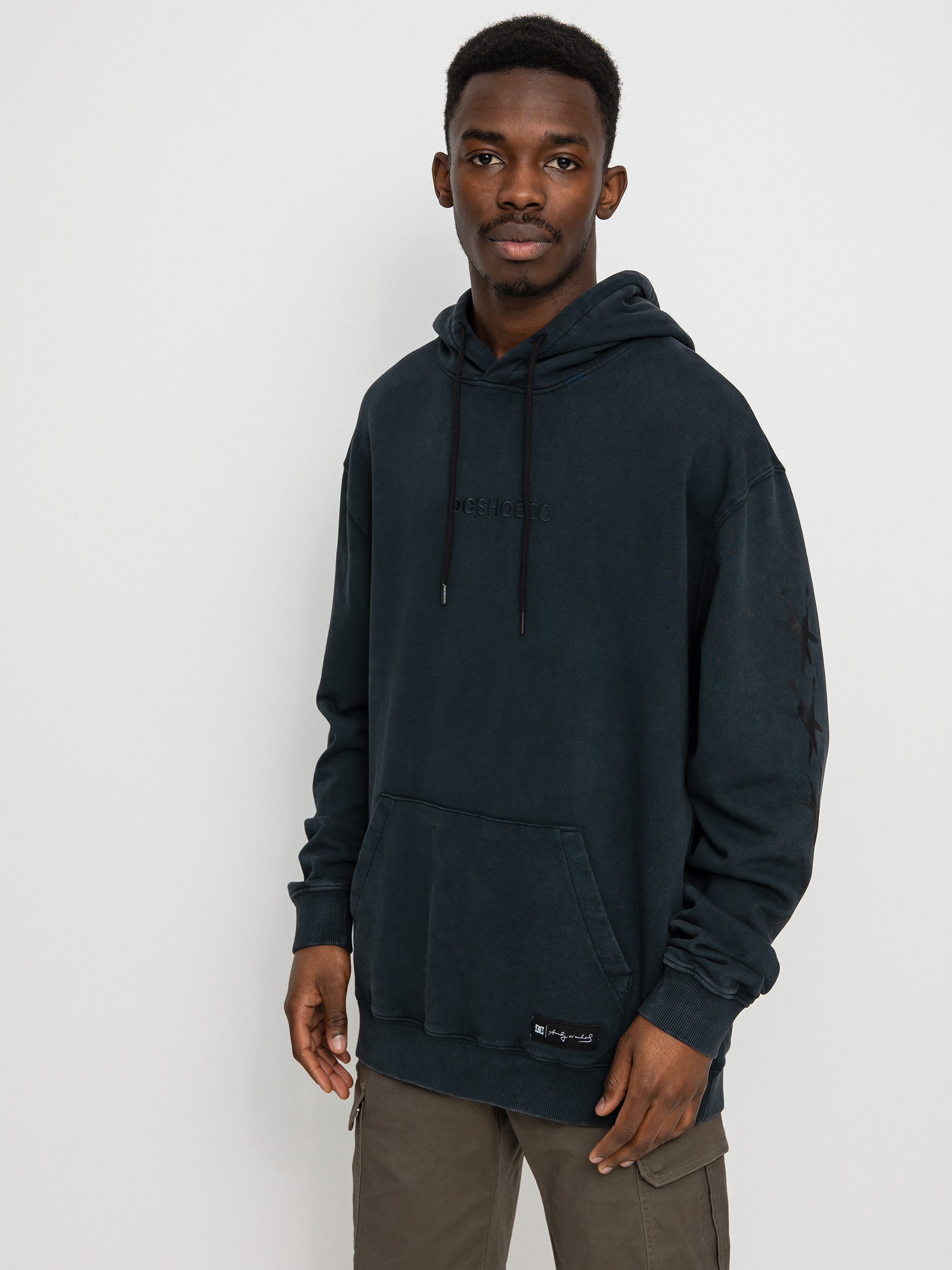 Mikina s kapucí DC X Andy Warhol Cow HD (black acid)