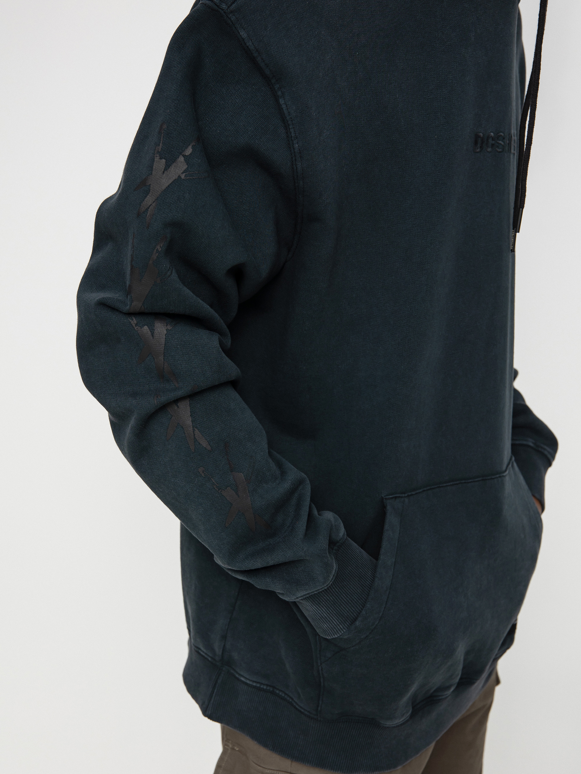 Mikina s kapucí DC X Andy Warhol Cow HD (black acid)